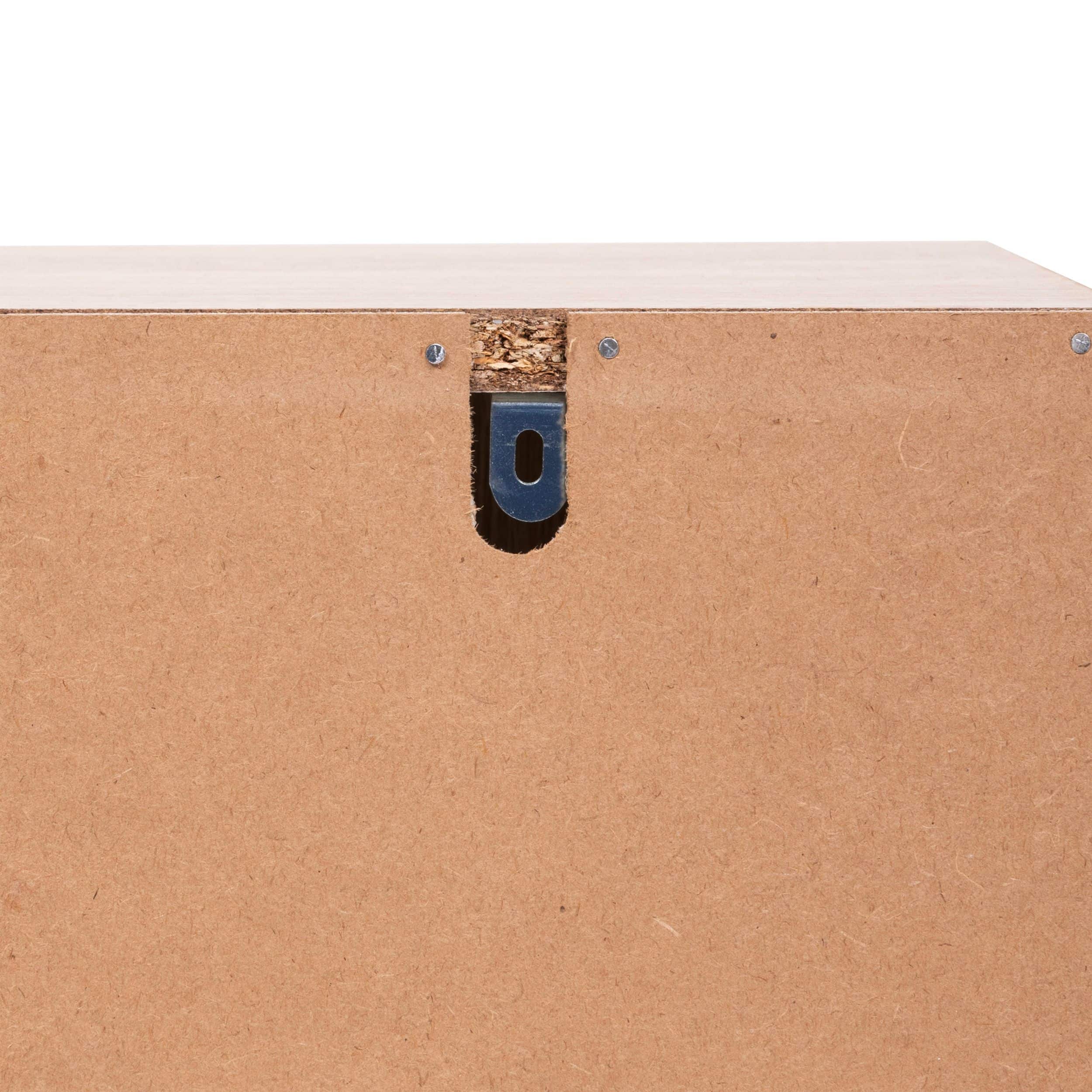 Wastafelonderkast Abana - Wastafelmeubel 30x60x80 cm - Bruin