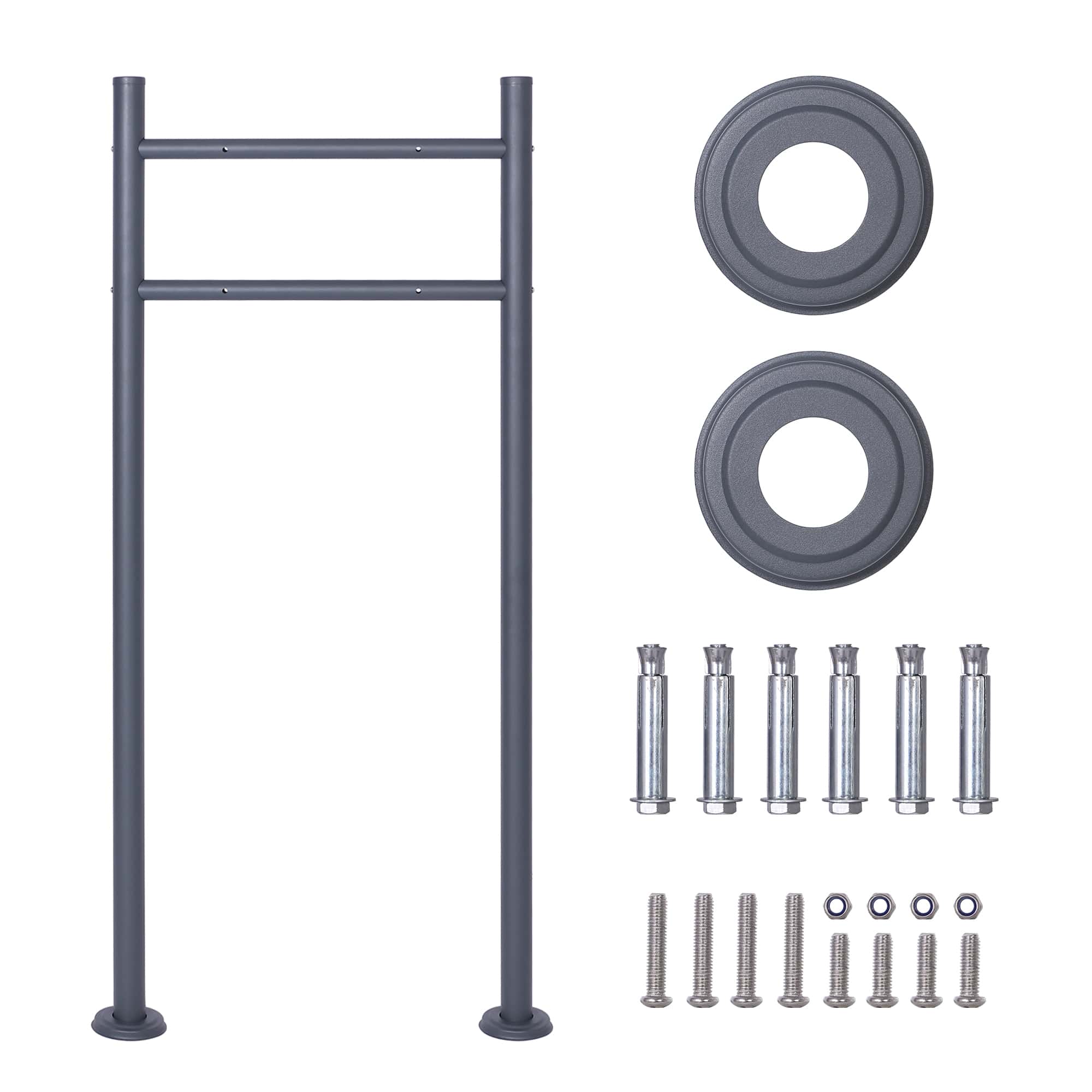 4gardenz® Brievenbus Standaard voor vrijstaande brievenbus - antraciet