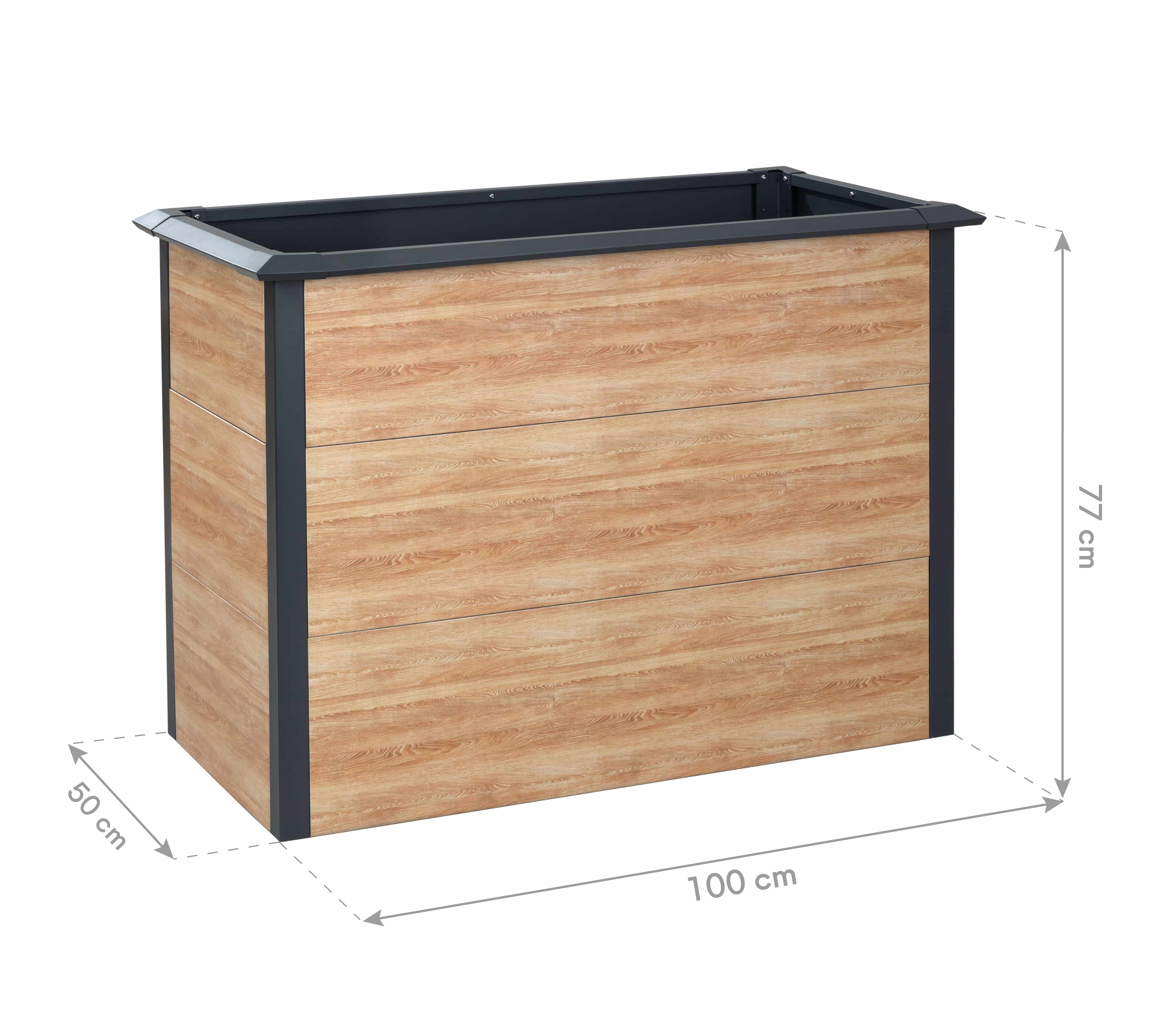 Westmann Plantenbak WMHPS771005-WG - Bloembak - 50x100x77 cm