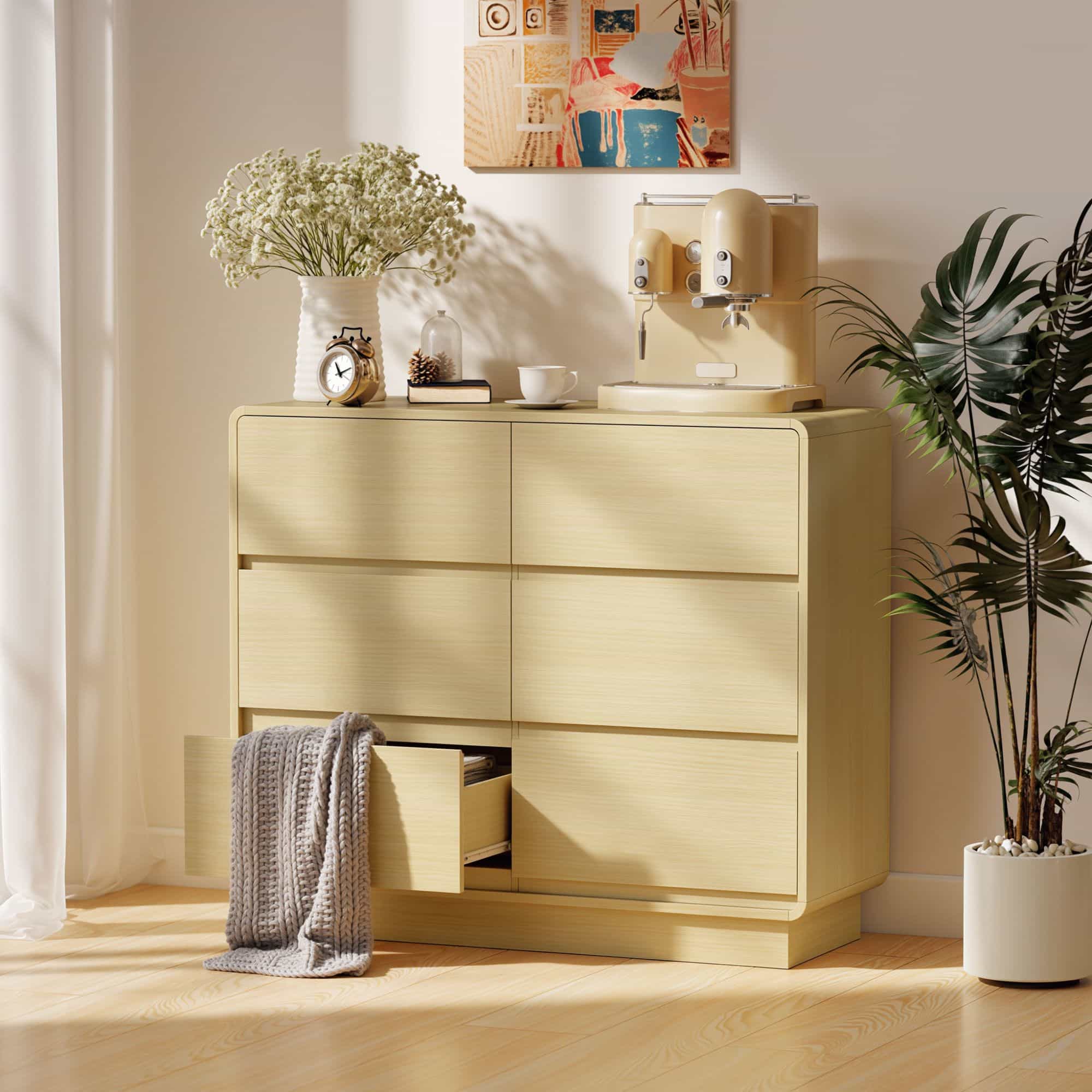 4goodz Dressoir Buffetkast met 6 lades - Hout