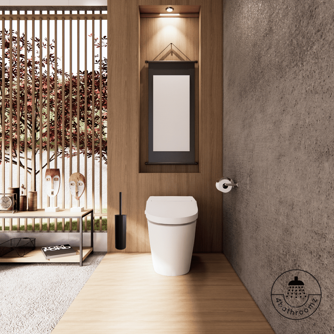4bathroomz® Oslo Vrijstaande Toiletborstel Metaal - Serie Oslo - Elegante Zwarte Metalen Toiletborstel