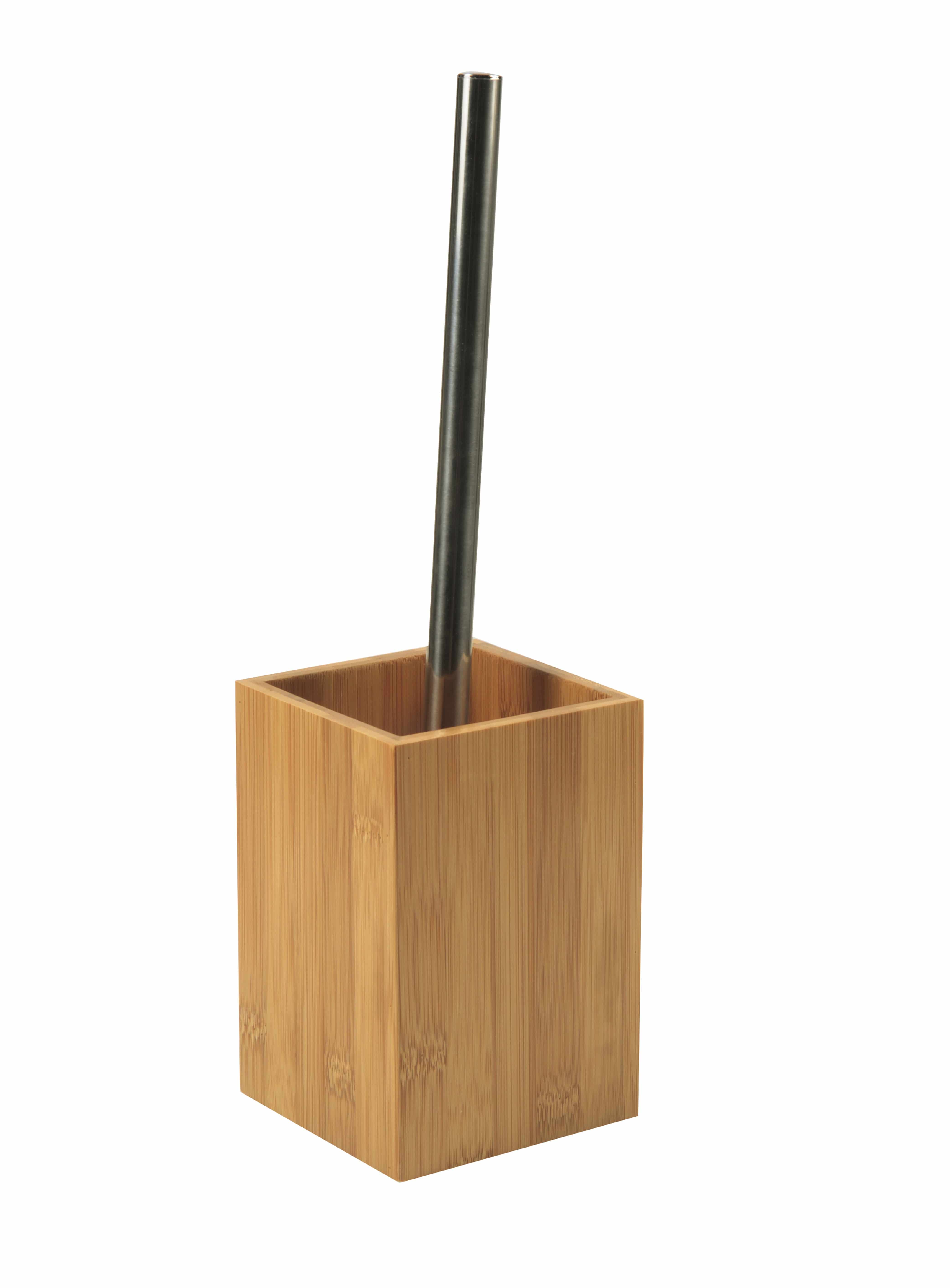 4goodz Bamboo Toiletborstel van Bamboe met metalen borstel - 10x36 cm