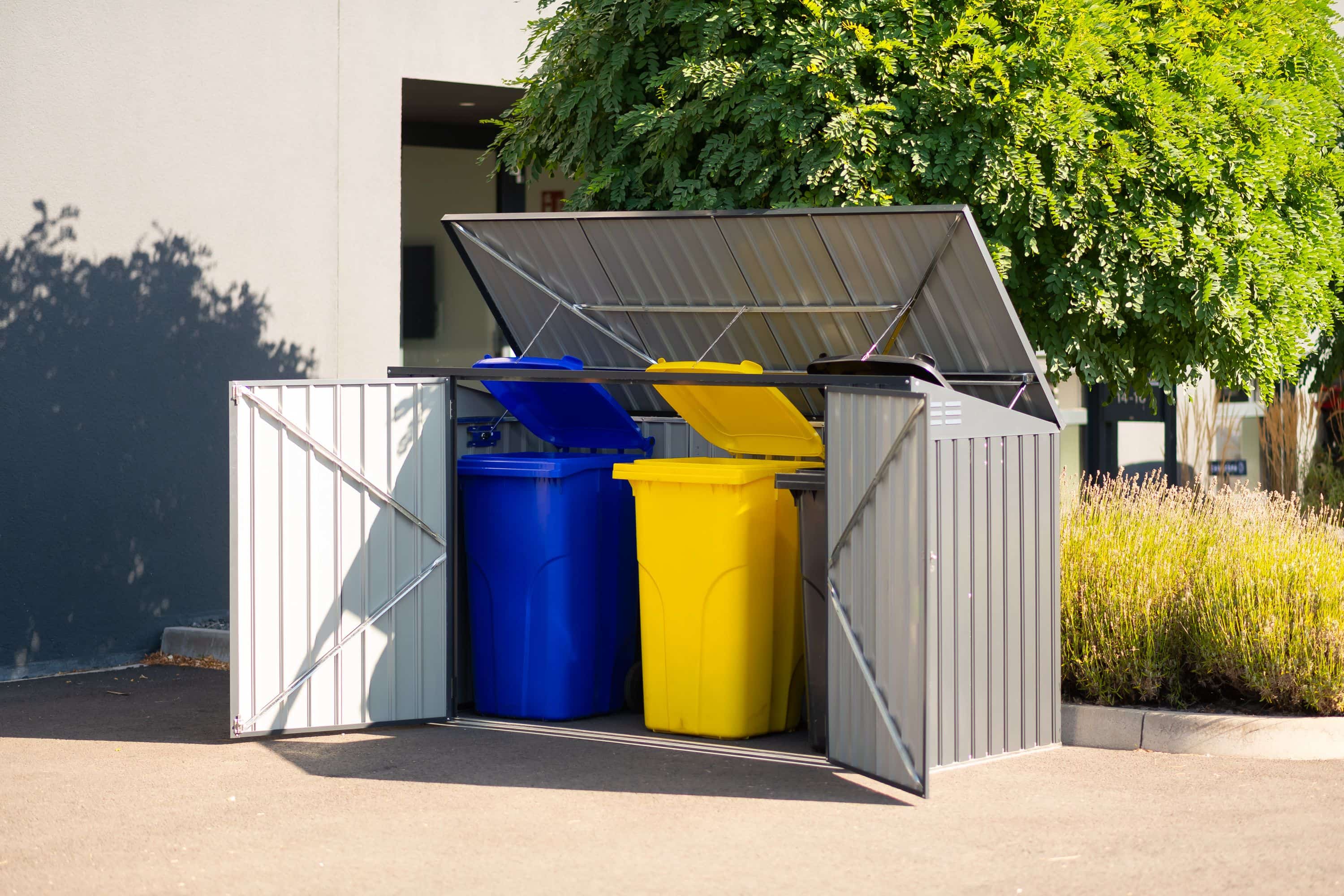 Westmann Containerombouw - Afvalbak kliko ombouw voor 3 containers