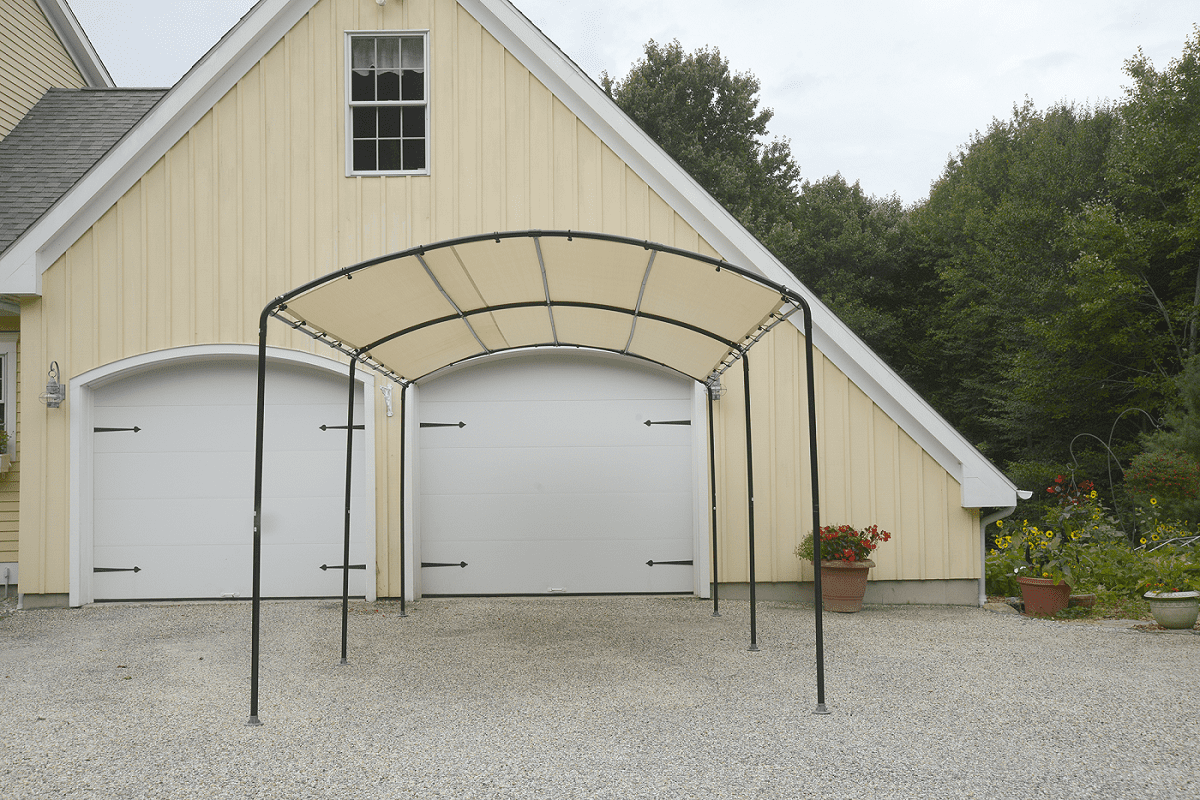 ShelterLogic® Carport Monarch - Folie Carport 490x270x240 cm - Beige