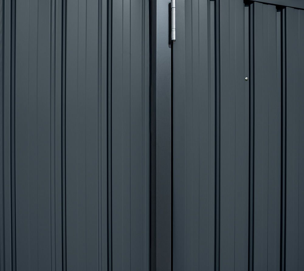 Spacemaker Gereedschapsschuur Metaal - 182x247x197 cm -Grijs Spacemaker Gereedschapsschuur Metaal - 182x247x197 cm -Grijs