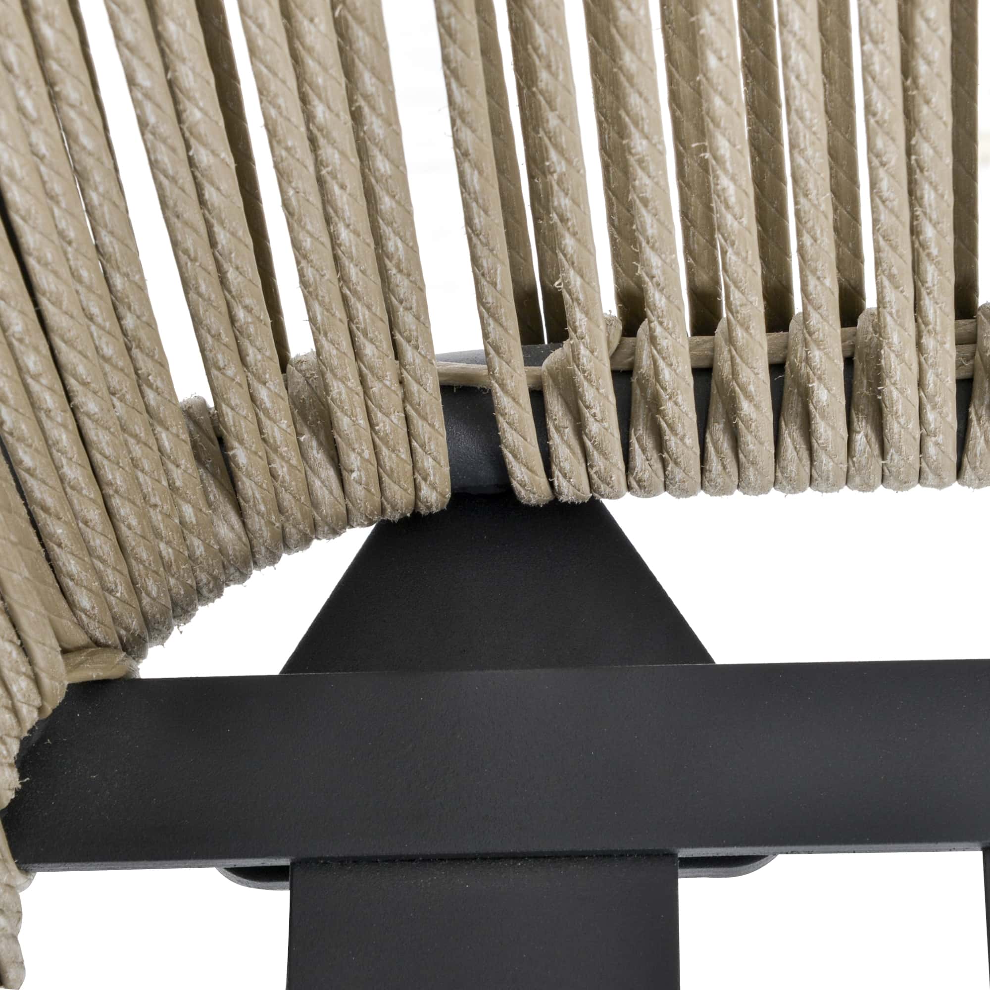 4goodz 3-delige loungeset Rotan - 2 stoelen en tafel met kussens - grijs