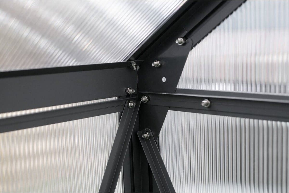 Westmann Aluminium kas Flora 66 | Antraciet | 192x192x202cm
