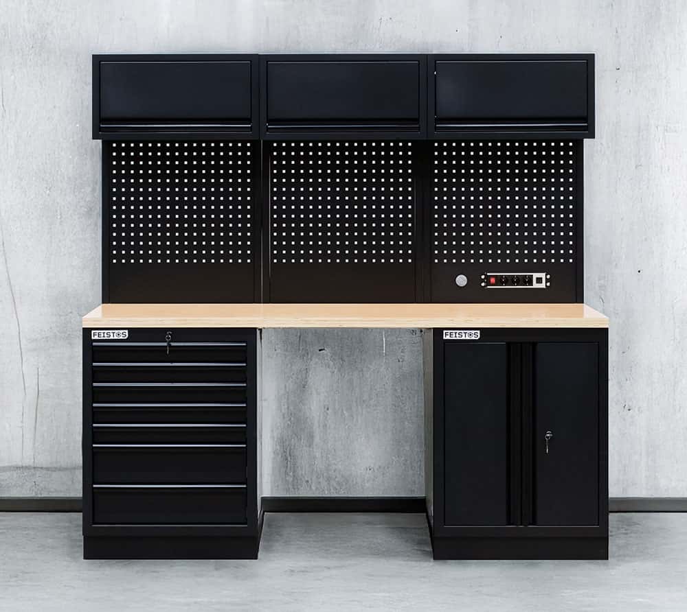 FEISTOS Gereedschapswand Metalen Gereedschapskast EOS 15 Blackline