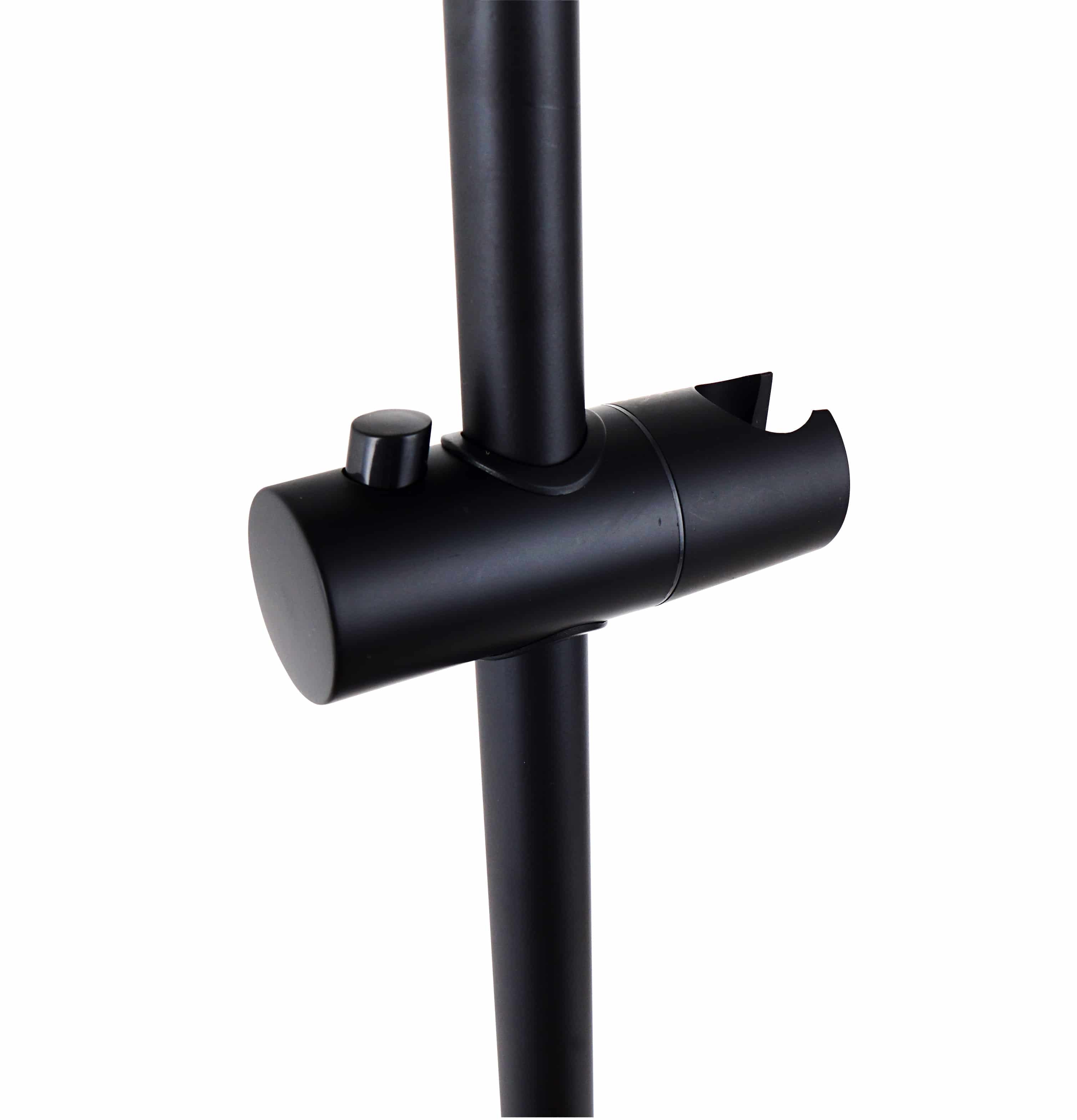 Luzzo® Douchekolom 20 cm Regendouche zonder kraan Vierkant - Zwart