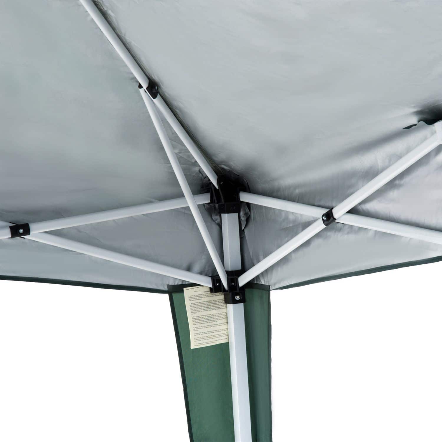 4goodz Opvouwbare Partytent 240x240 cm met Haringen - Groen