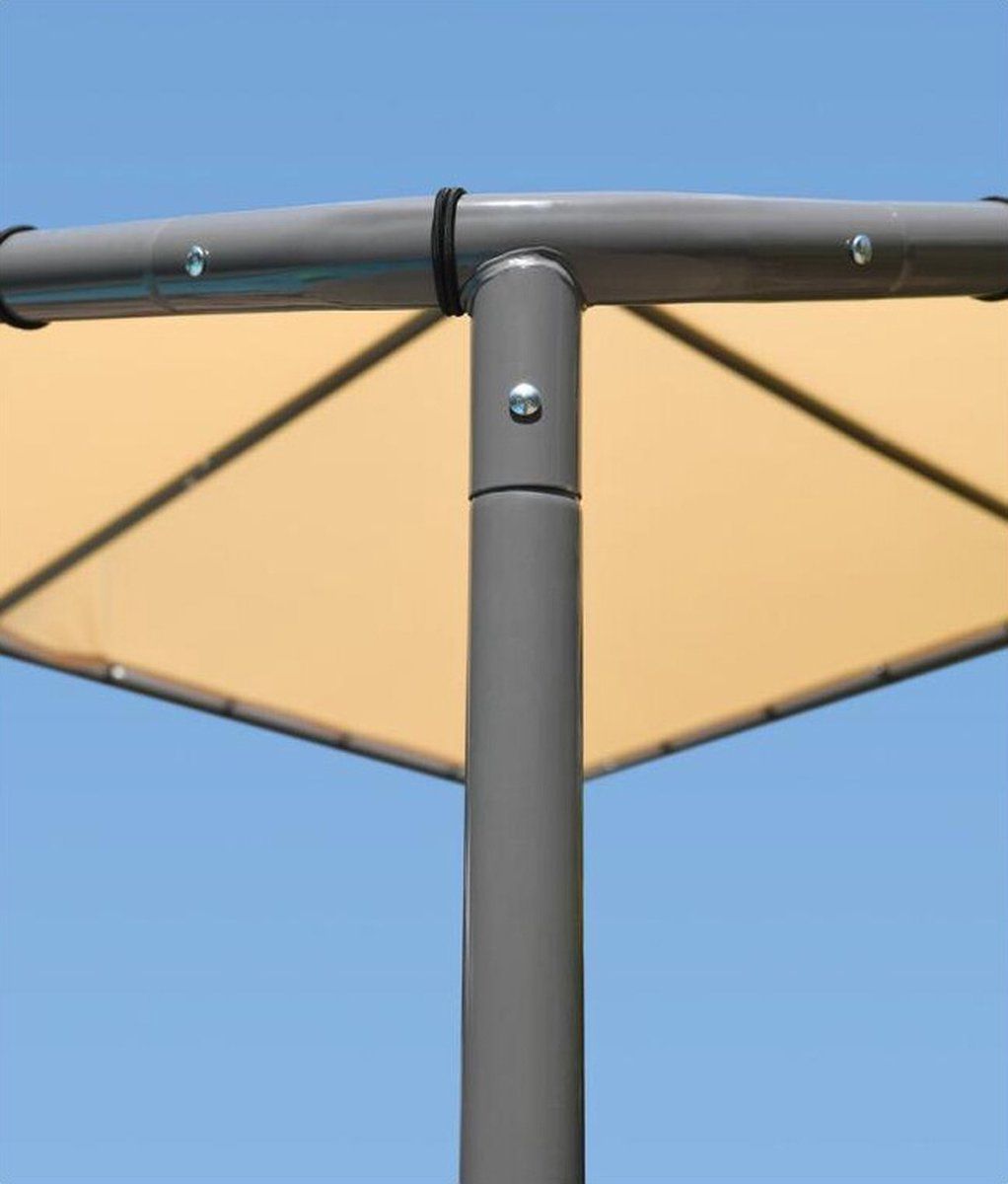 ShelterLogic® Paviljoen Pacifia Pergola - Partytent - 317x317 cm - Beige ShelterLogic® Paviljoen Pacifia Pergola - Partytent - 317x317 cm - Beige