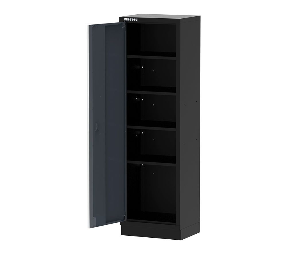 Feistos Gereedschapskast Apollo Solo- 46x60x200 cm - Zwart/Grijs