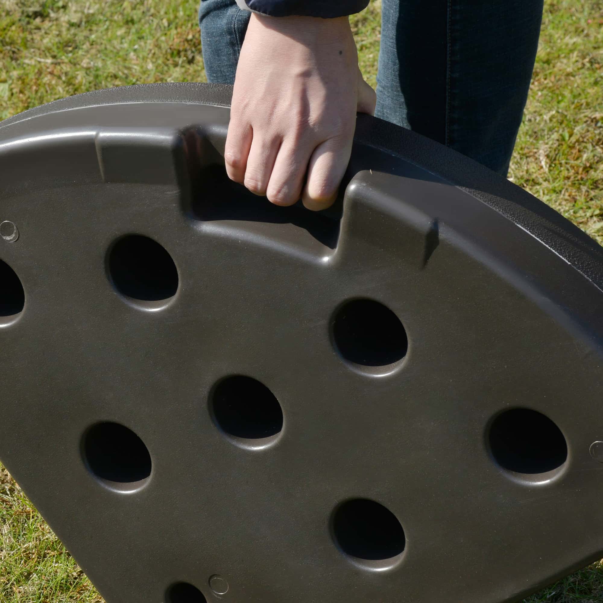4goodz Vulbare Parasolvoet Tegels - Tot 100 kg gevuld met water/zand
