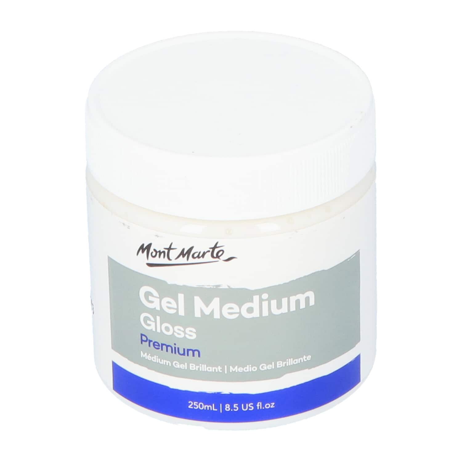 Mont Marte® Premium Gel Medium Gloss 250ml - glansafwerking schilderen