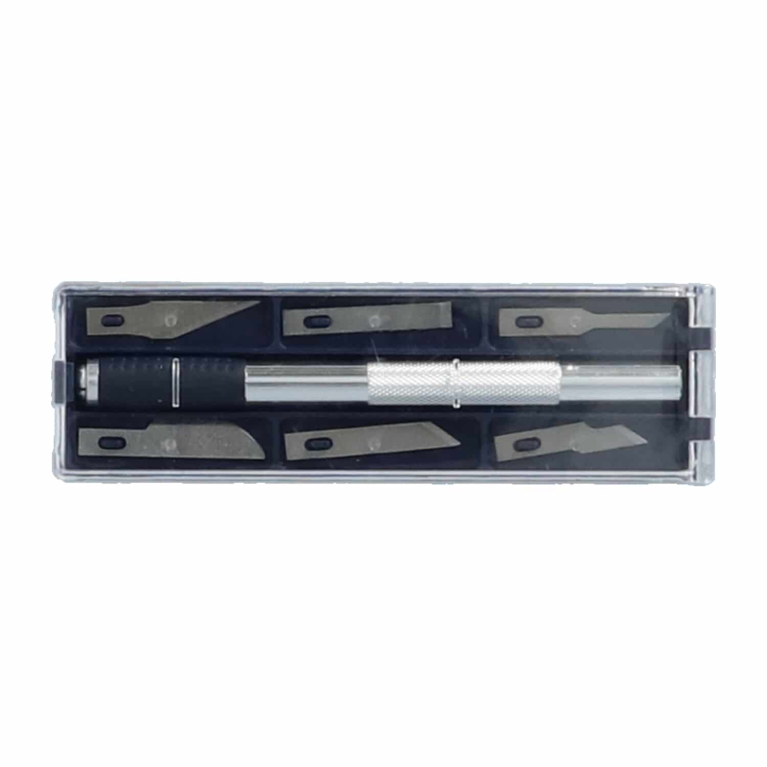 4goodz Vlijmscherpe RVS scalpel set 7-delig - hobby mesjes