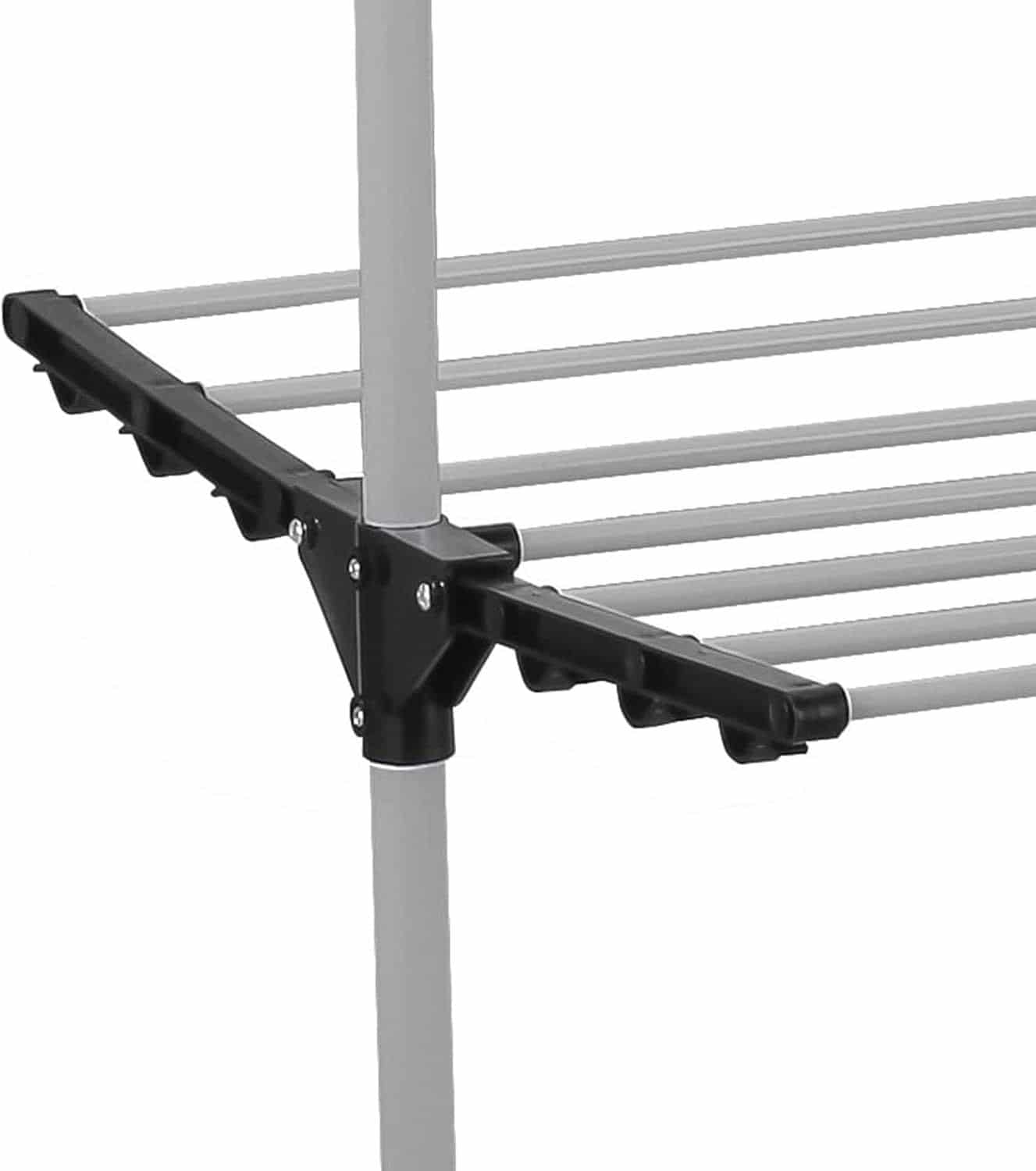 Droogtoren 6 rekken 80x57x165 cm - 17 meter droogruimte - Wit