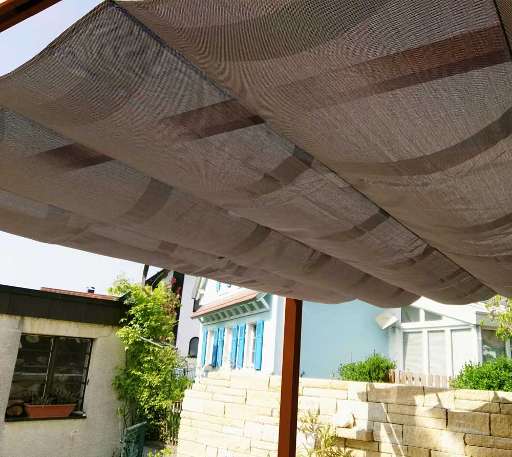 Paragon Outdoor Aluminium Pergola Florida 1111 - Houtlook - 350x350x235cm - donkerbruin