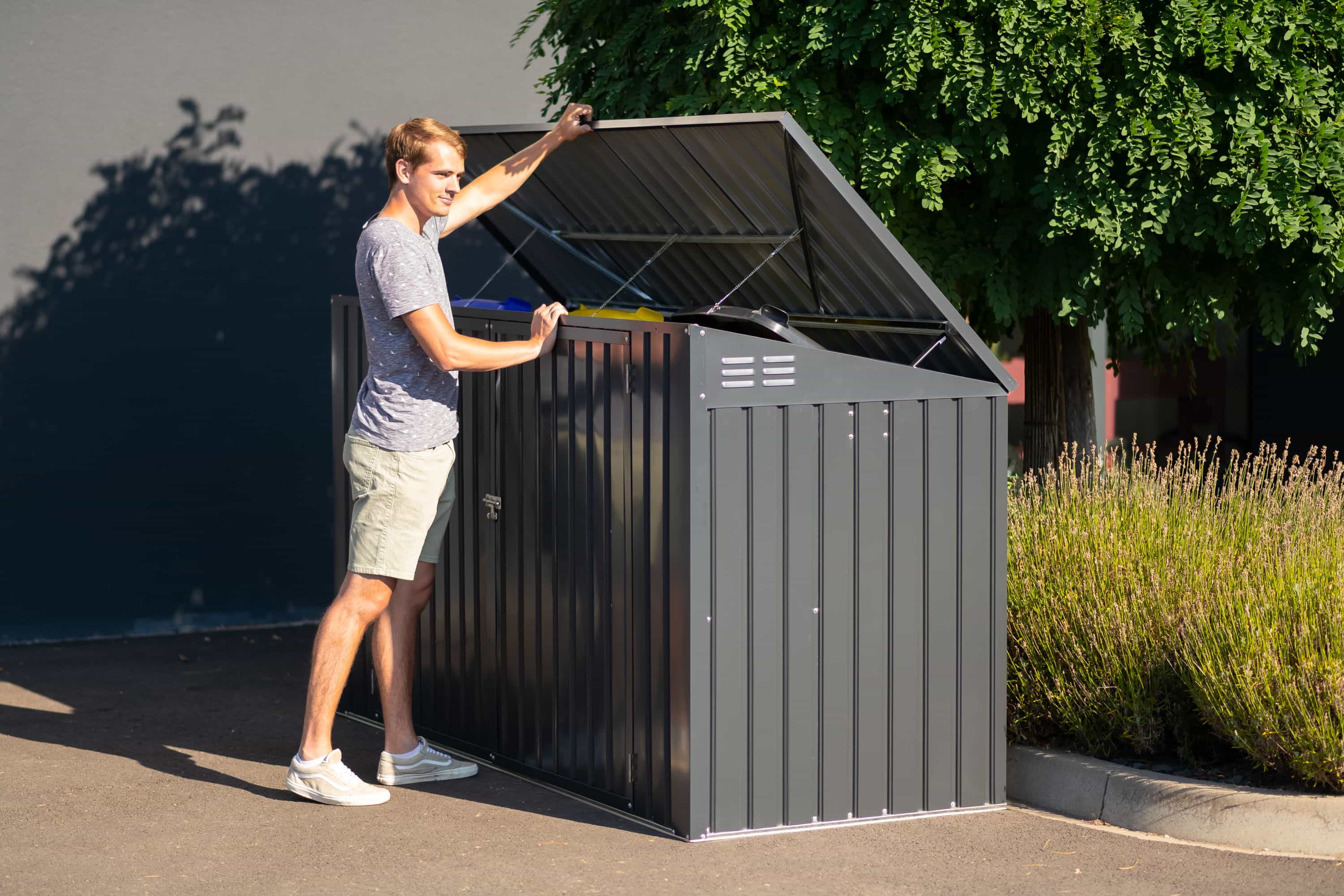 Westmann Containerombouw - Afvalbak kliko ombouw voor 3 containers