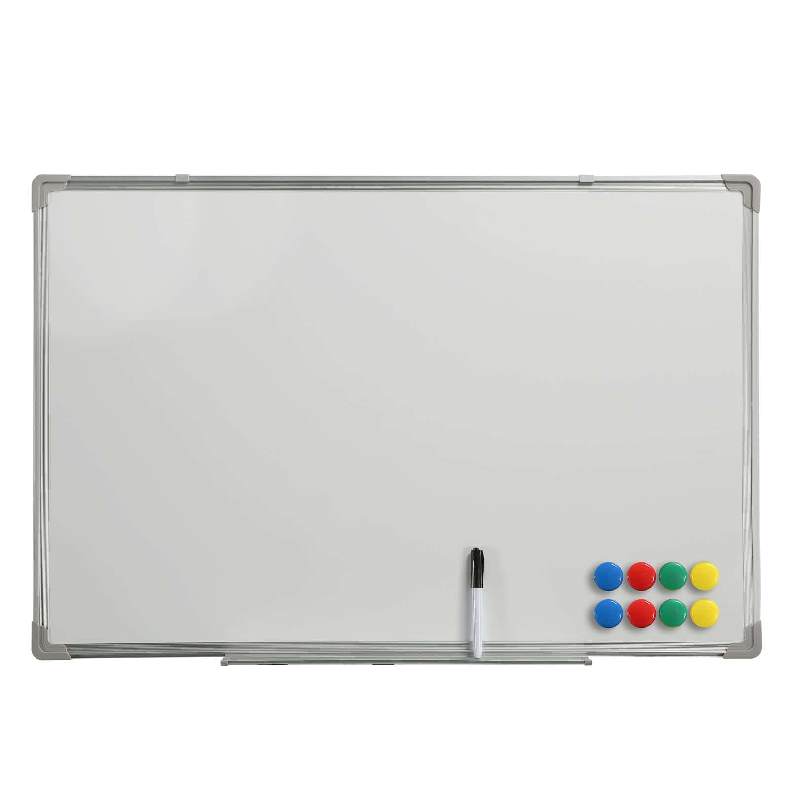 BuroMi magnetisch Whiteboard 2.0 - 90x60cm - incl. stift en magneten