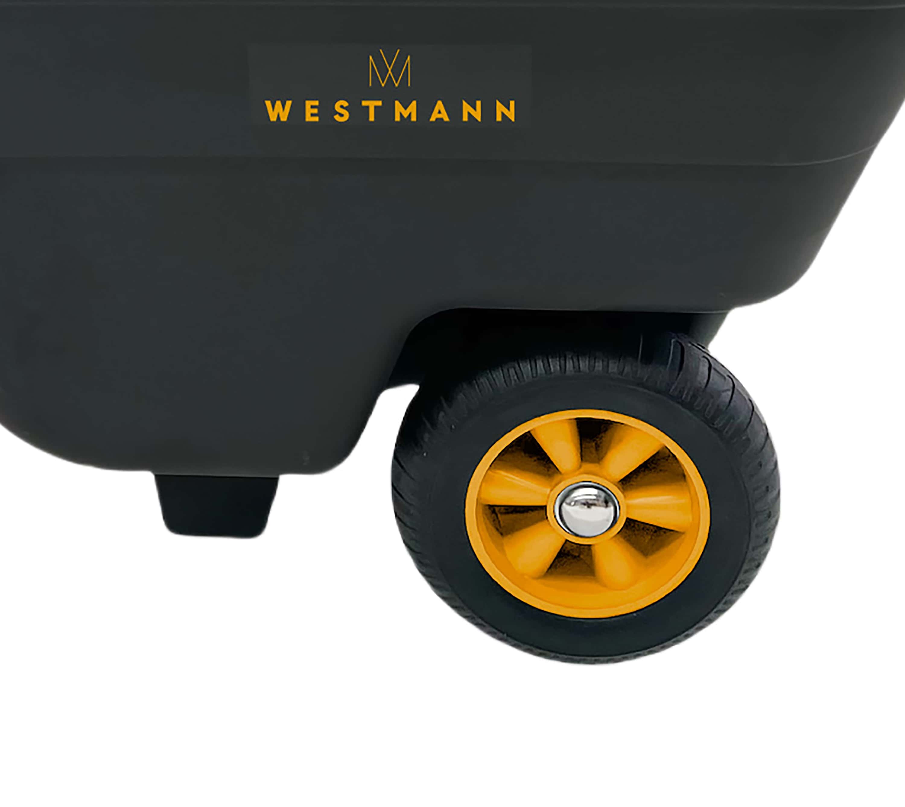 Westmann Prakta S - kleine plastic kruiwagen - Capaciteit 90 liter