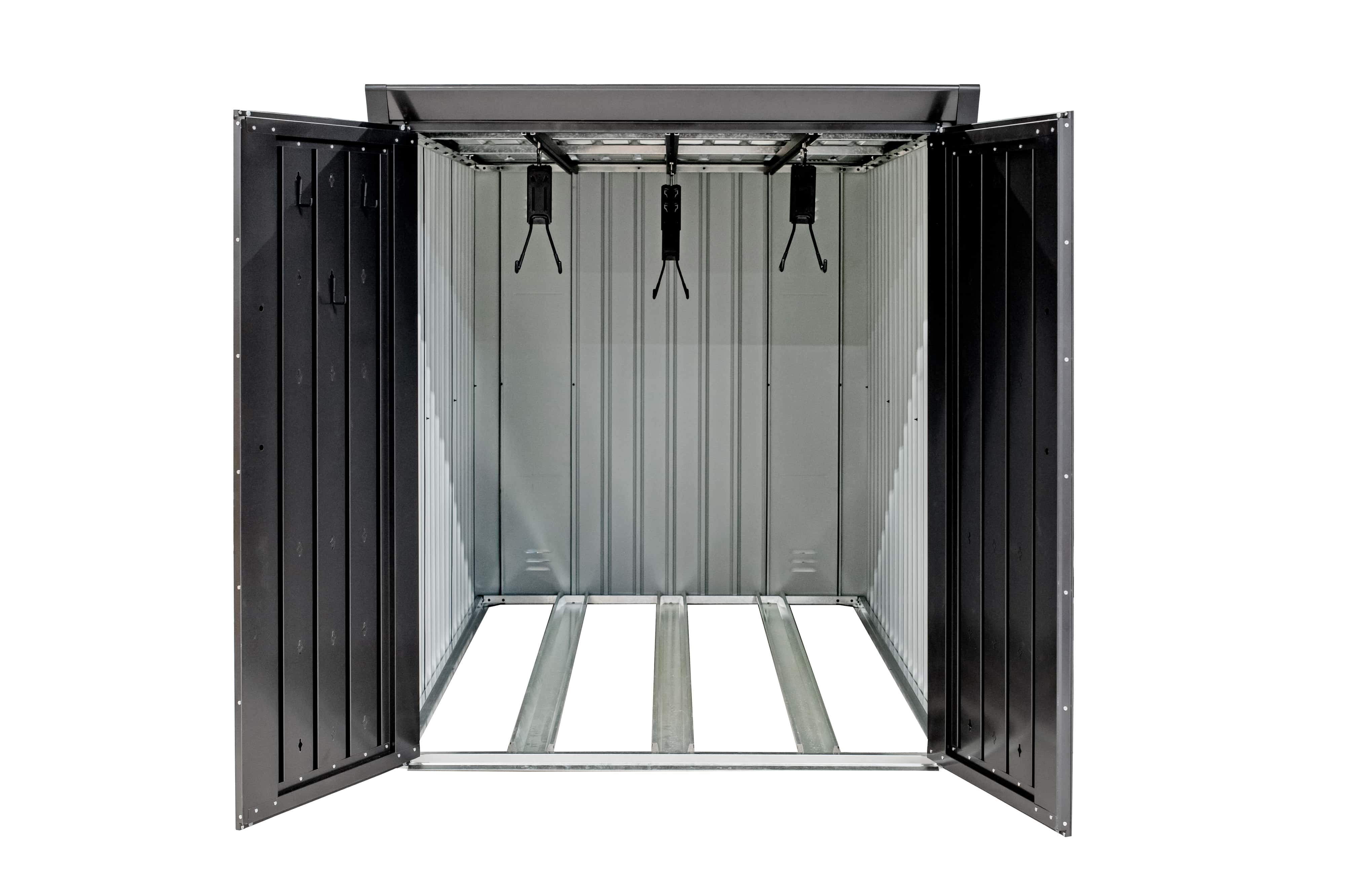 Westmann Velos 2 - Fietsenberging zonder bodem 222x131x151 cm - Antraciet