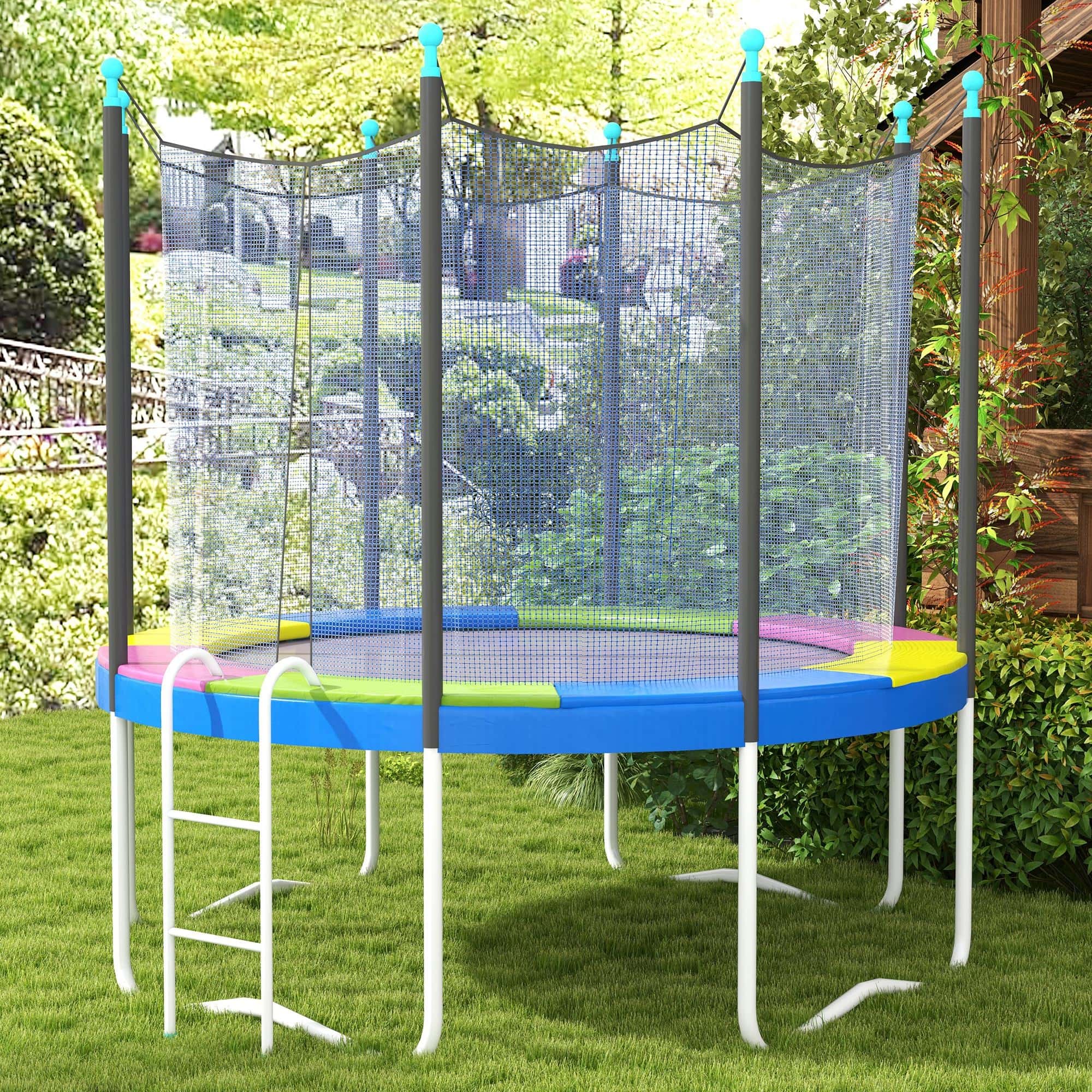 4goodz Dikke Trampoline rand veerafdekking voor trampoline 366 cm