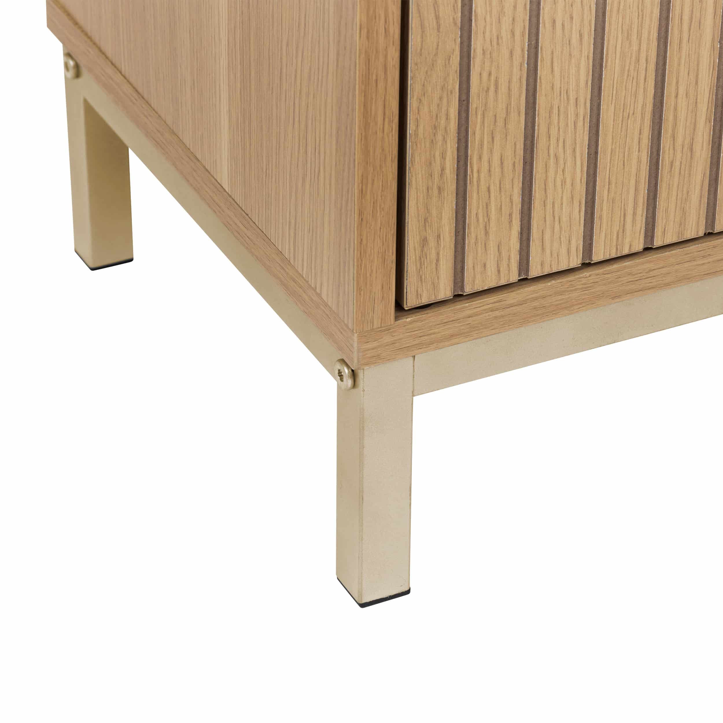 Wastafelonderkast Tasso - Wastafelmeubel met paneel dessin 28x60x80 cm