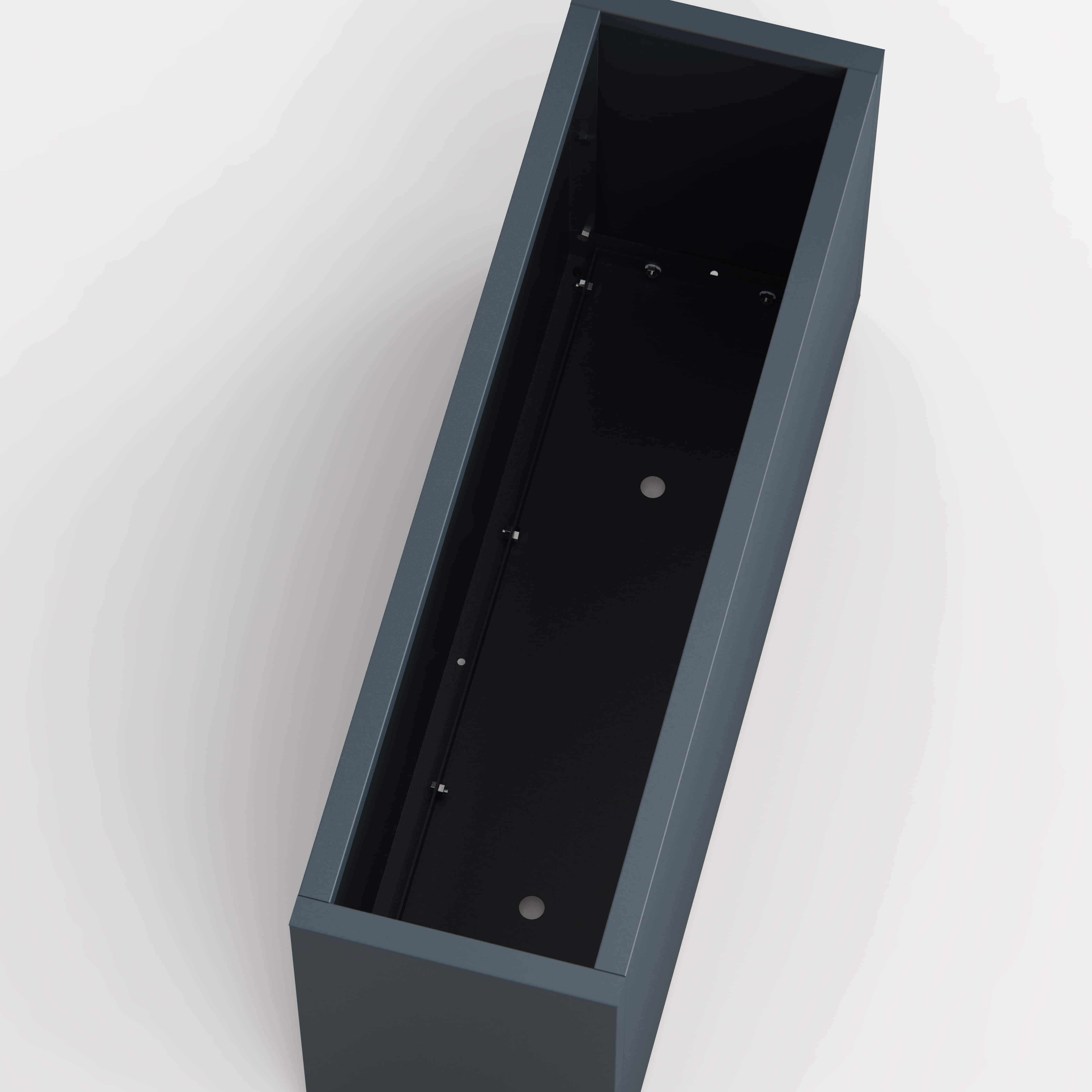 Herstera Garden Plantenbak Cube 30 M - 100x30x50 cm - Antraciet