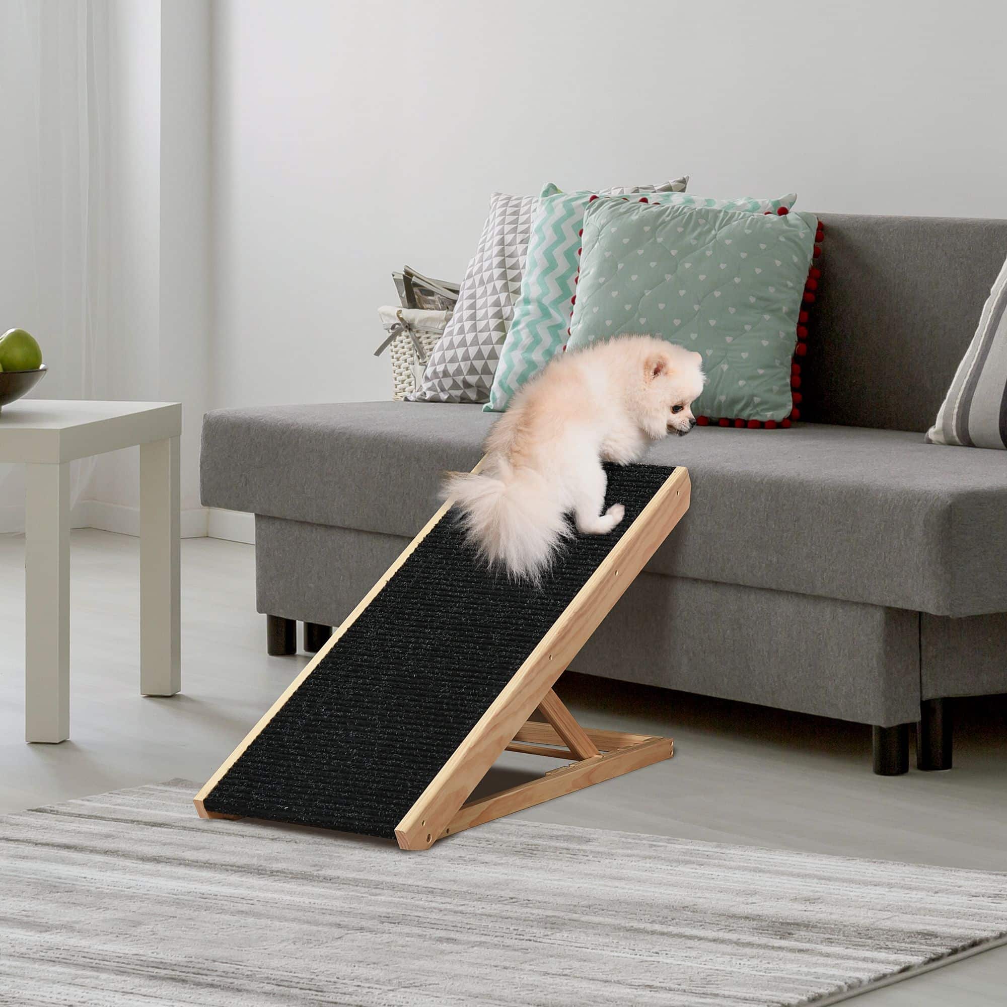 4goodz hondenhelling Loopplank voor honden met antislip - 90x40x61 cm - Zwart