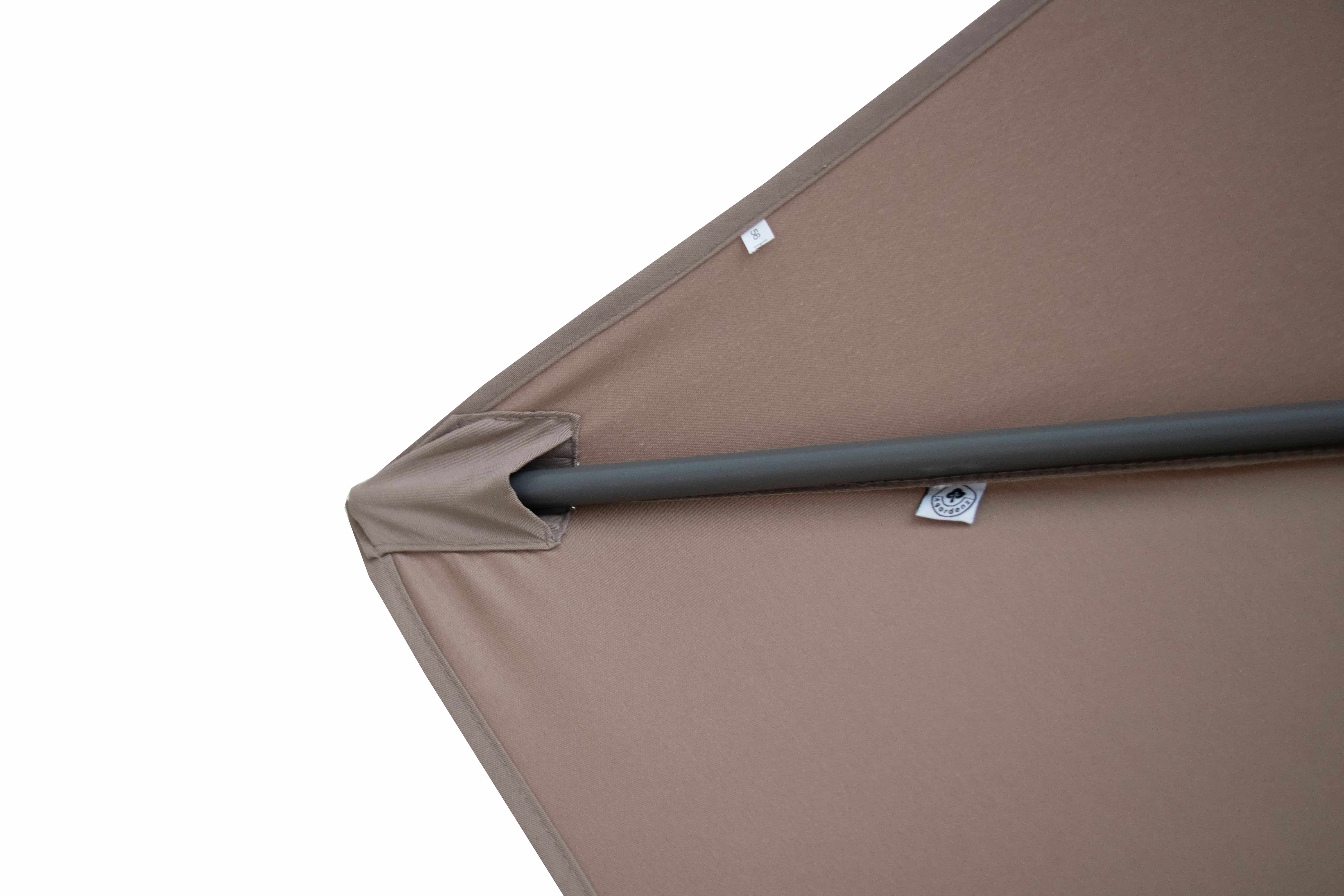4gardenz® Parasol Rechthoek 150x250cm Kantelbaar Balkonparasol Taupe
