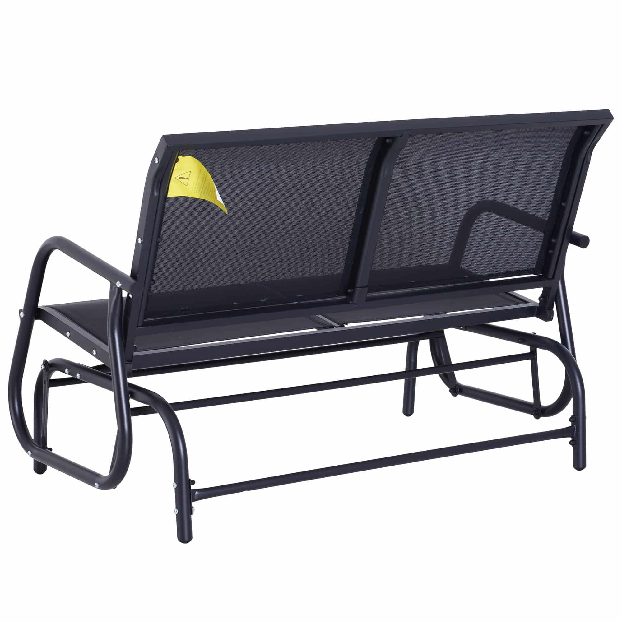 4goodz Tuinbank Schommelbank 3-Zits - max. 300 kg - Zwart
