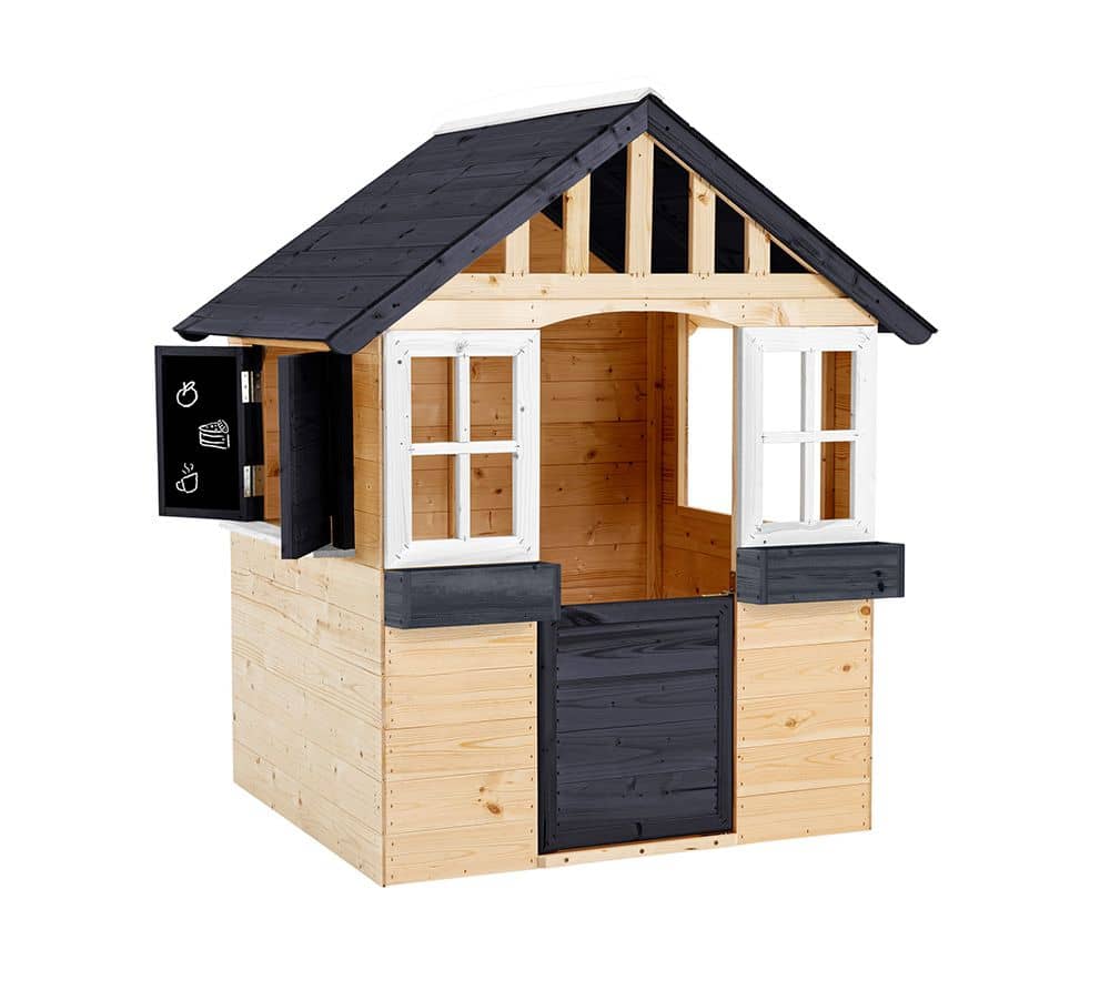 Zwerkules Lolli Kinderspeelhuisje voor in de tuin van Hout - 98x121x140 cm Zwerkules Lolli Kinderspeelhuisje voor in de tuin van Hout - 98x121x140 cm