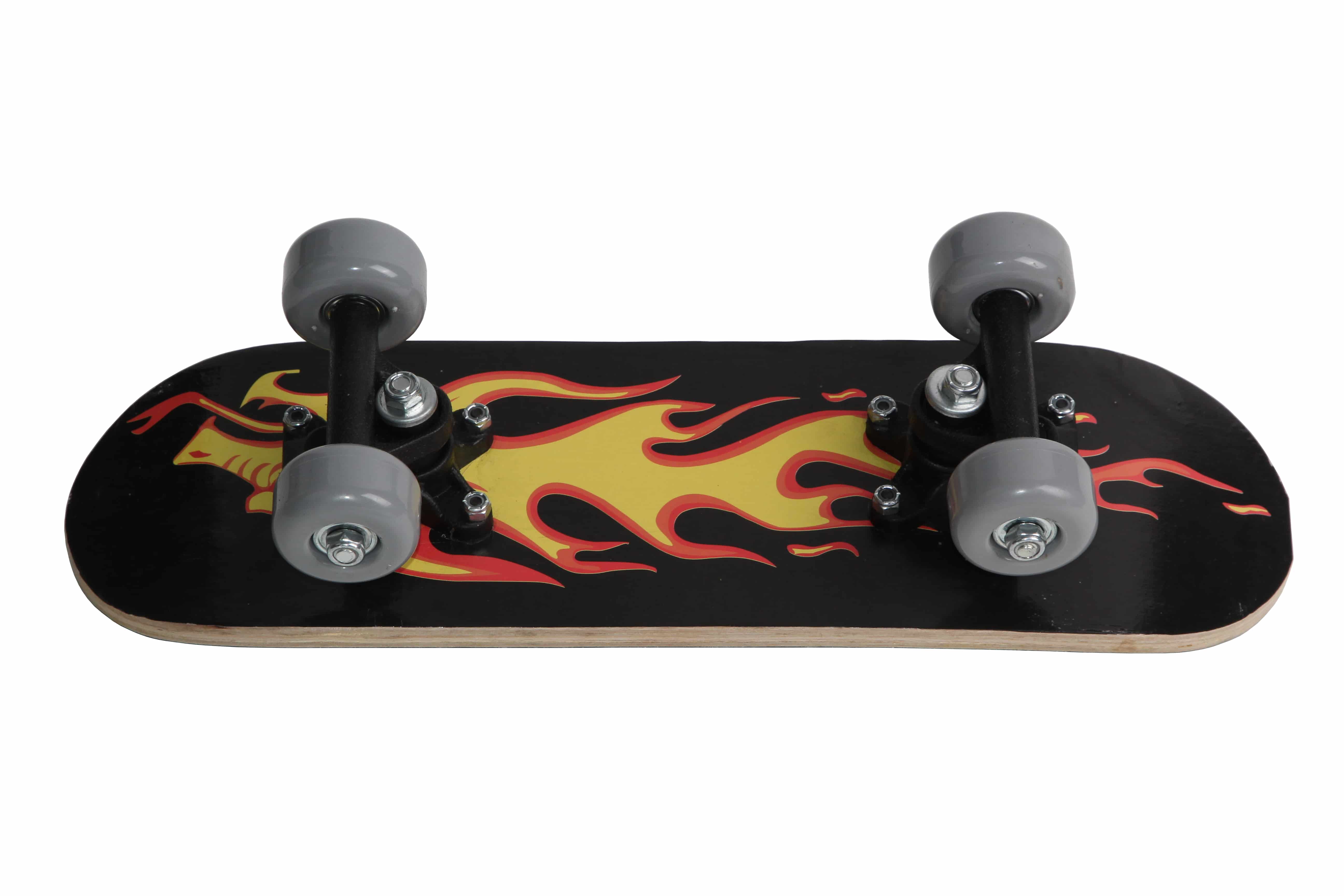 Laubr Penny Board mini Skateboard Flame 17&quot; x 5&quot;