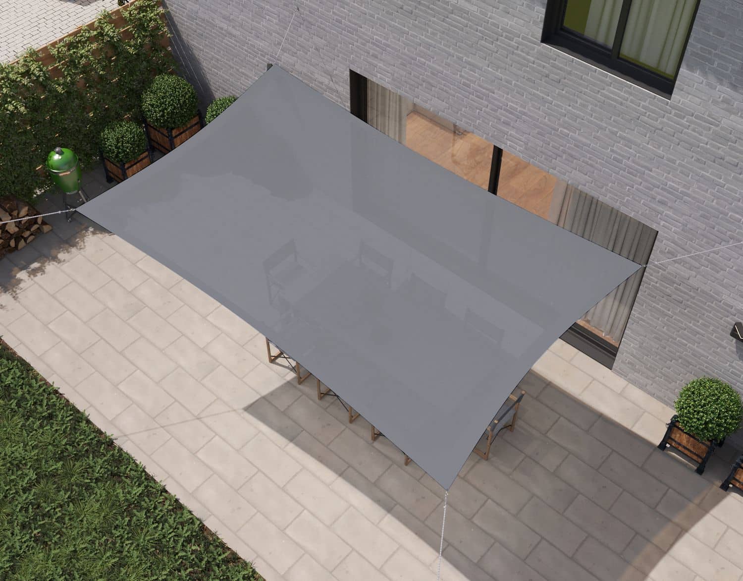 hanSe® Schaduwdoek Rechthoek Waterdoorlatend 1,5x2,5 m Lichtgrijs hanSe® Schaduwdoek Rechthoek Waterdoorlatend 1,5x2,5 m Lichtgrijs