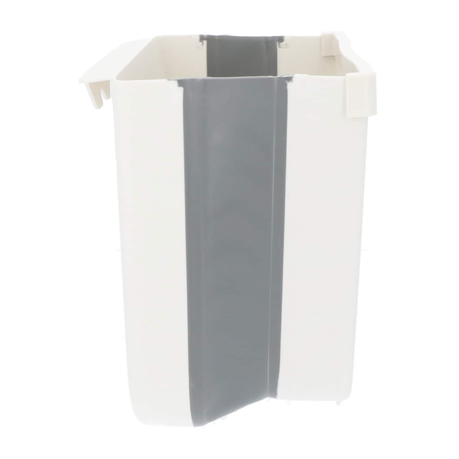4goodz Afvalbakje Opvouwbaar voor Keukenkast 4 liter 25x25x17 cm - Wit