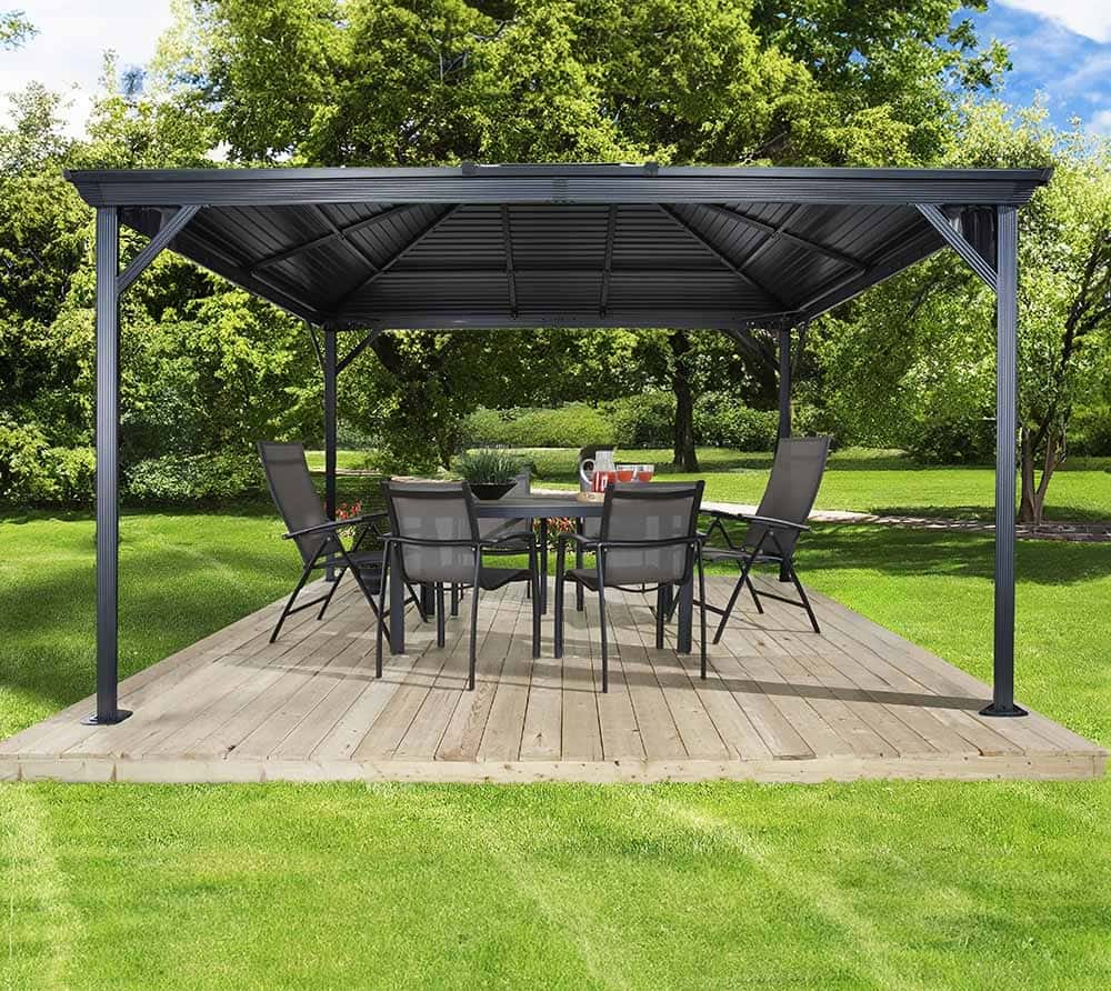 Sojag Aluminium paviljoen Ventura 1014 - 296x423x261 cm