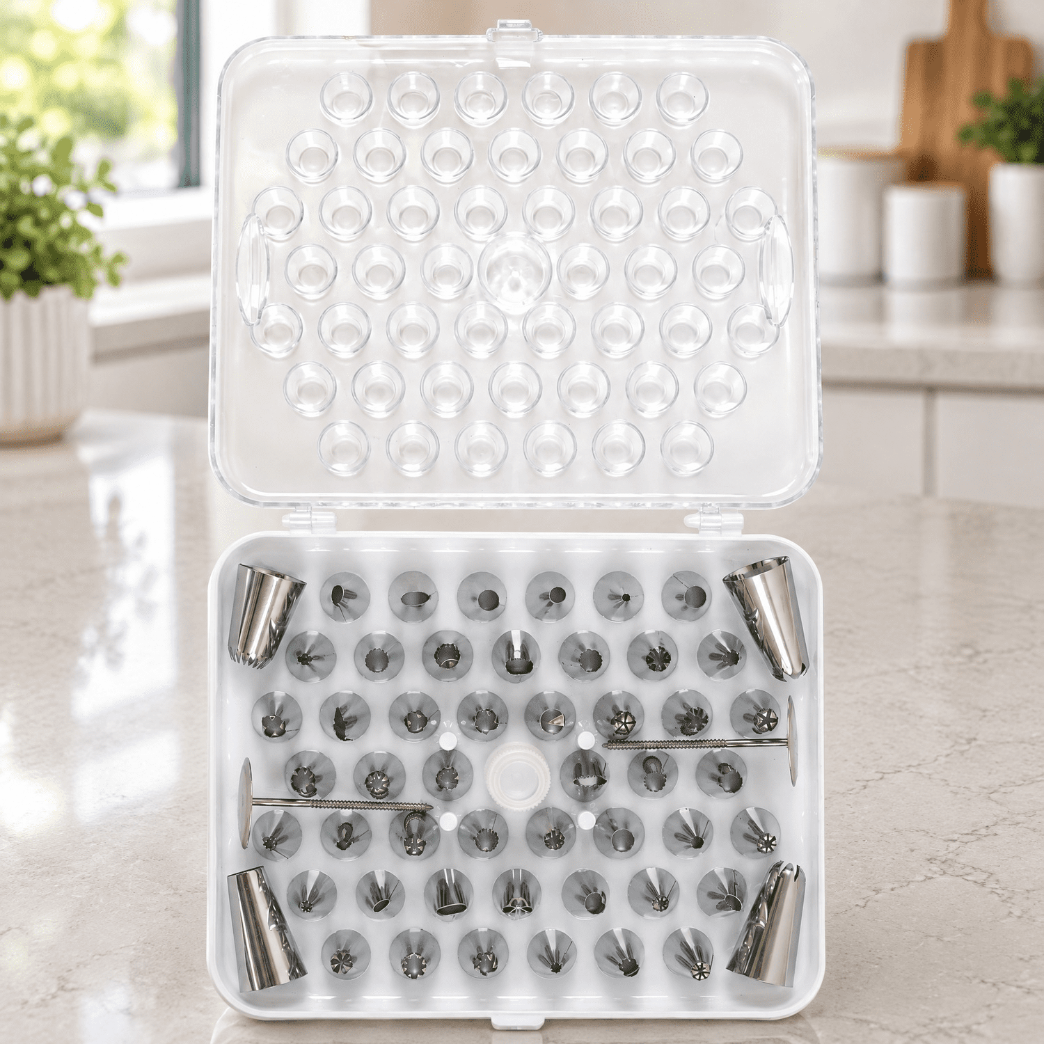 Kleine Spuitmondjes Set 55-delig – Voor Taart en Cupcake Decoratie
