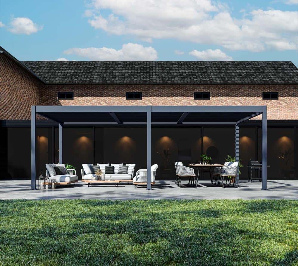 Paragon Outdoor Grand Tuscan - Aluminium Pergola met Lamellendak - 4x7 meter