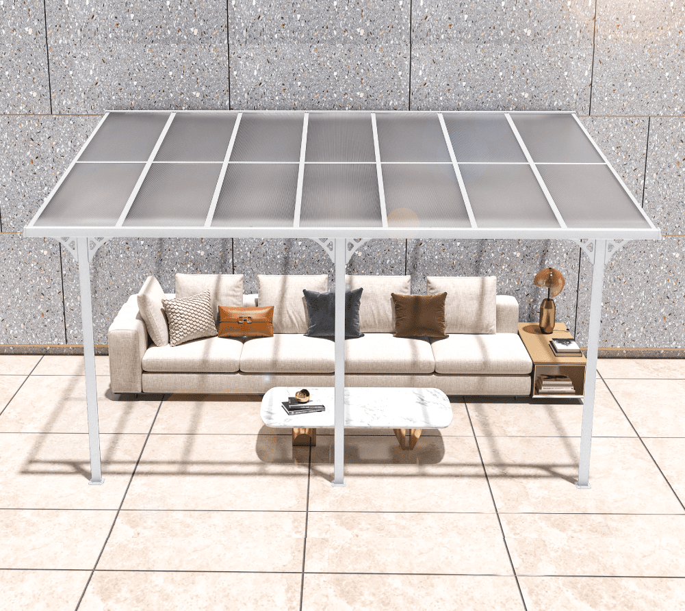 Westmann Aluminium Terrasoverkapping Bruce - 300x435x270 cm - Wit