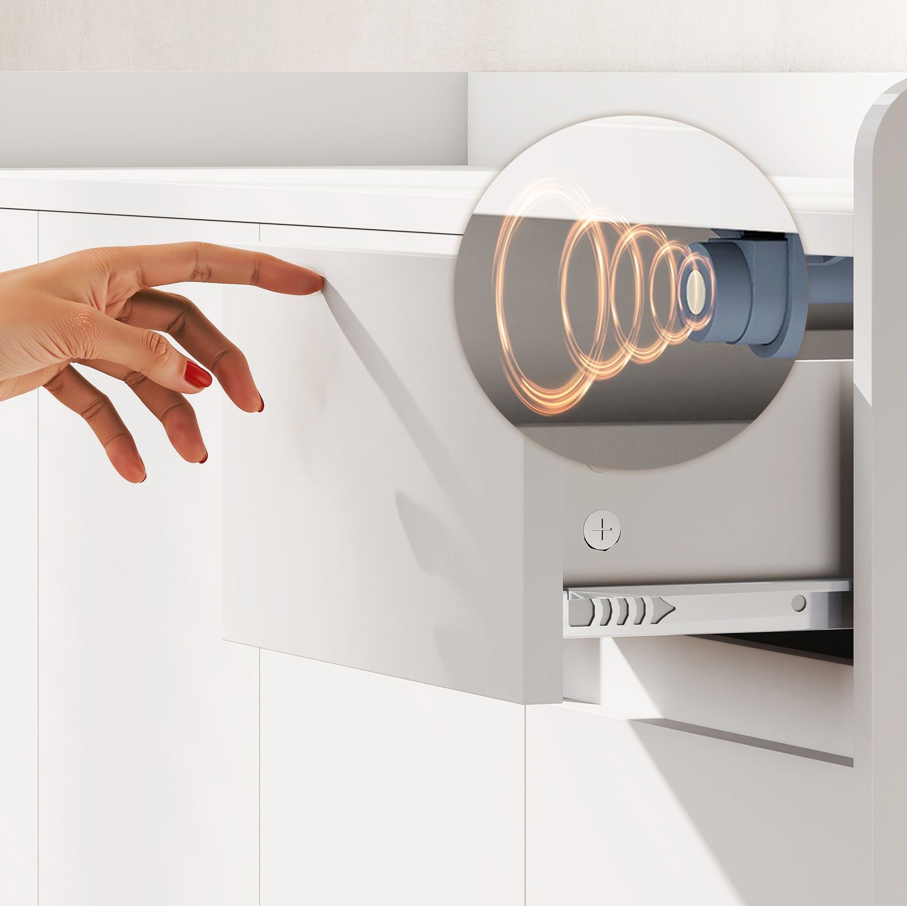 4goodz XXL Schoenenkast met 3 deuren - verstelbare planken - Wit