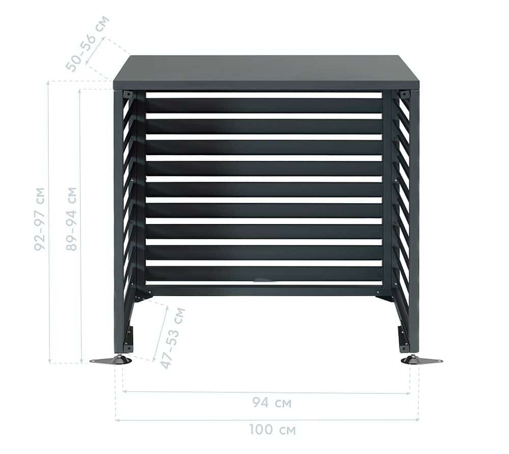 Westmann Warmtepomp Ombouw Boxa S - Airco ombouw 100x56x97 cm
