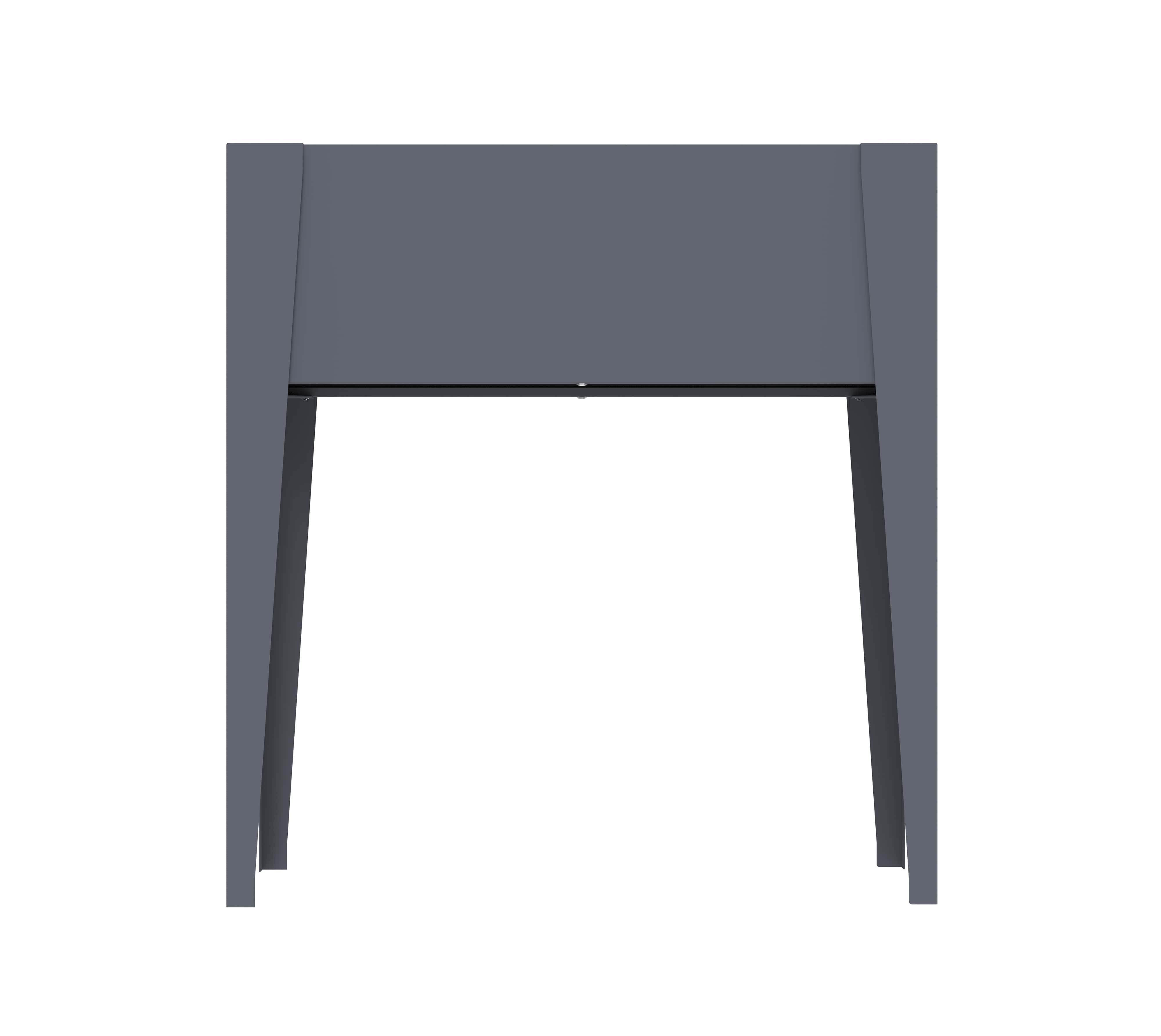 Westmann Vedura S - Metalen Verhoogde Plantenbak - 74x40x80 cm - Grijs