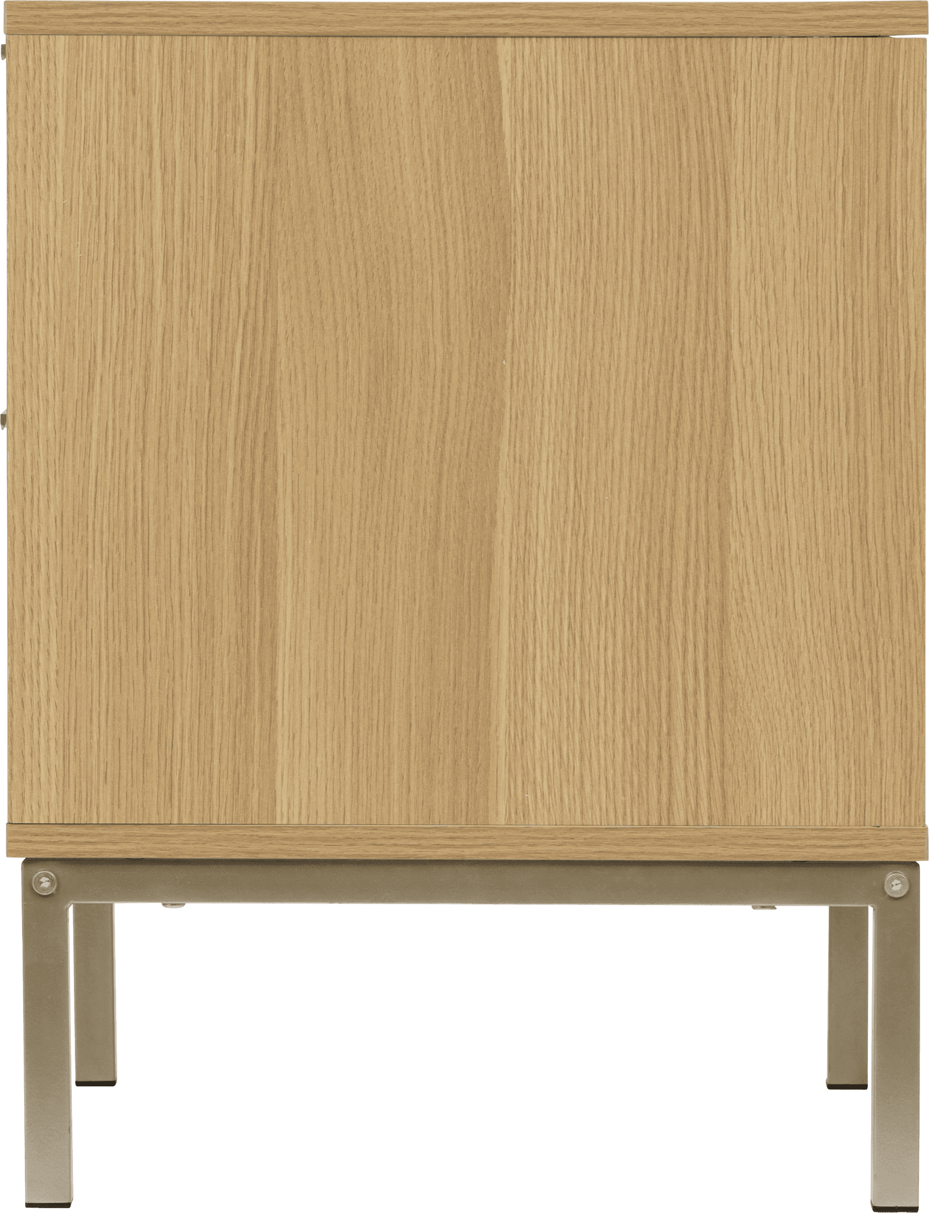 5Five® Nachtkastje Tasso met Paneelfront met 2 Lades - Bruin