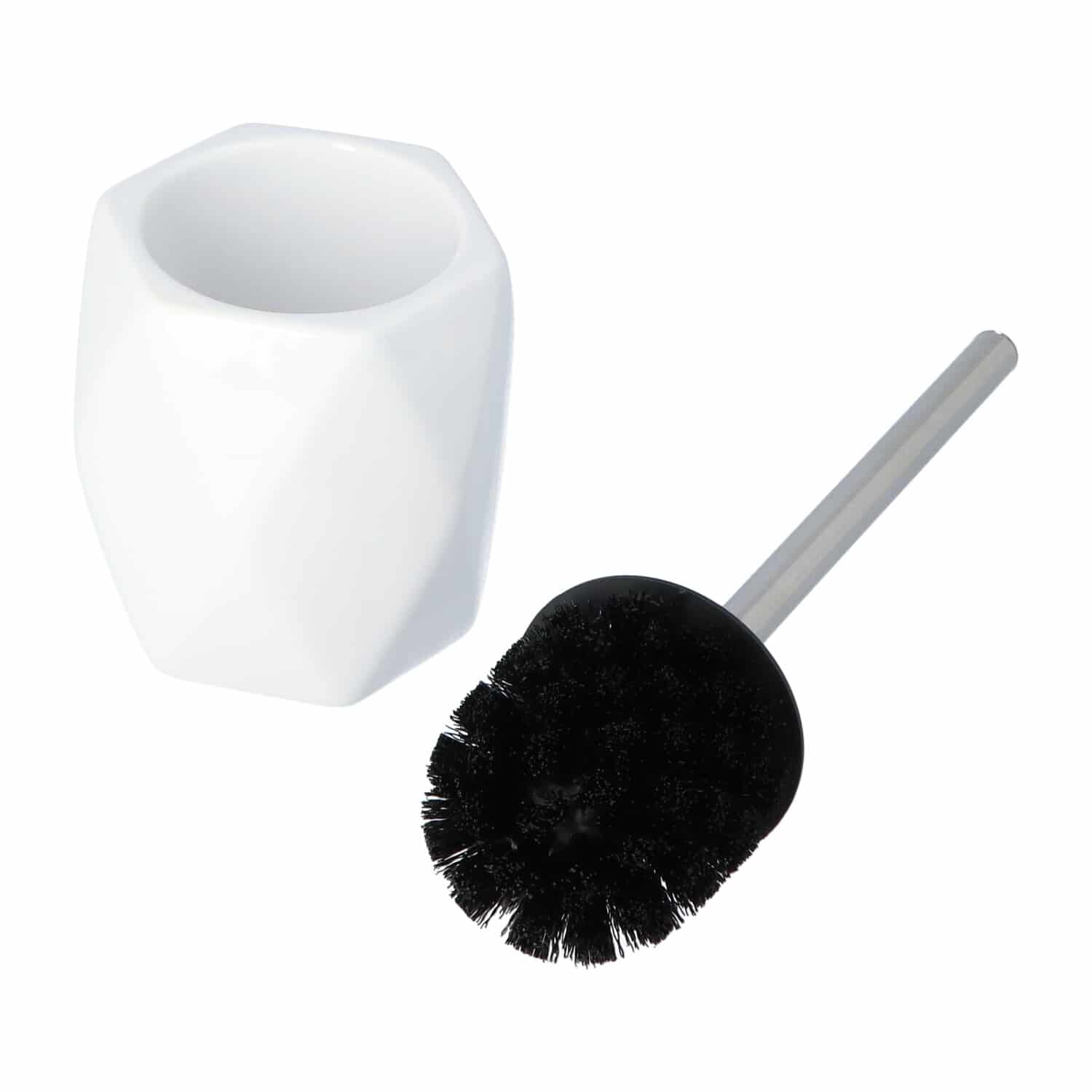 4goodz Diamond keramische toiletborstel - Wit
