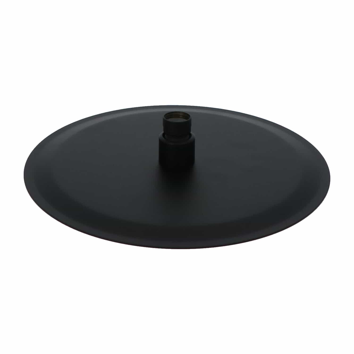 Luzzo® Hoofddouche Rond RVS Ø30 cm - Douchekop extra Plat - Zwart