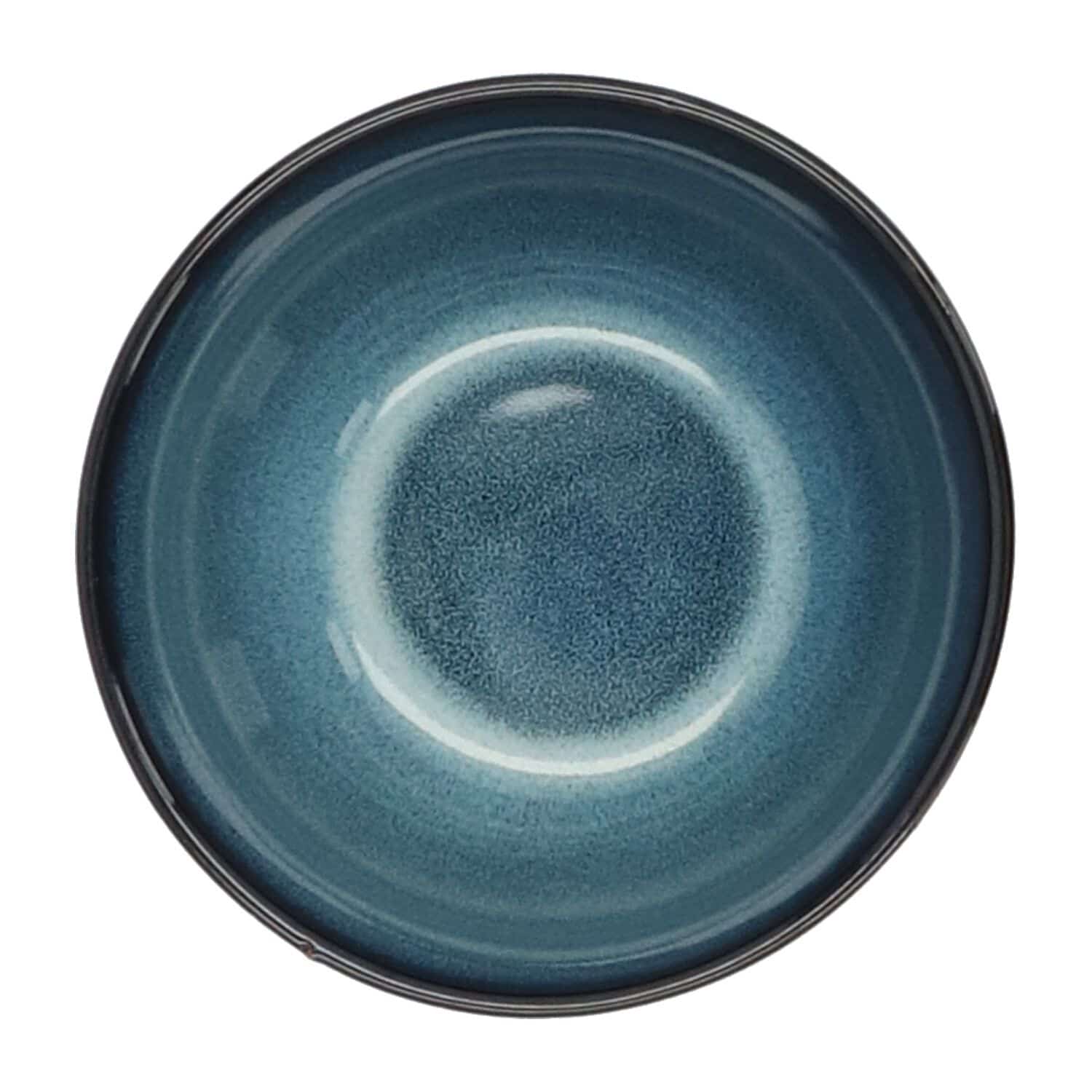 Servies 16 delig 4-persoons - Reactive Glaze - Blauw