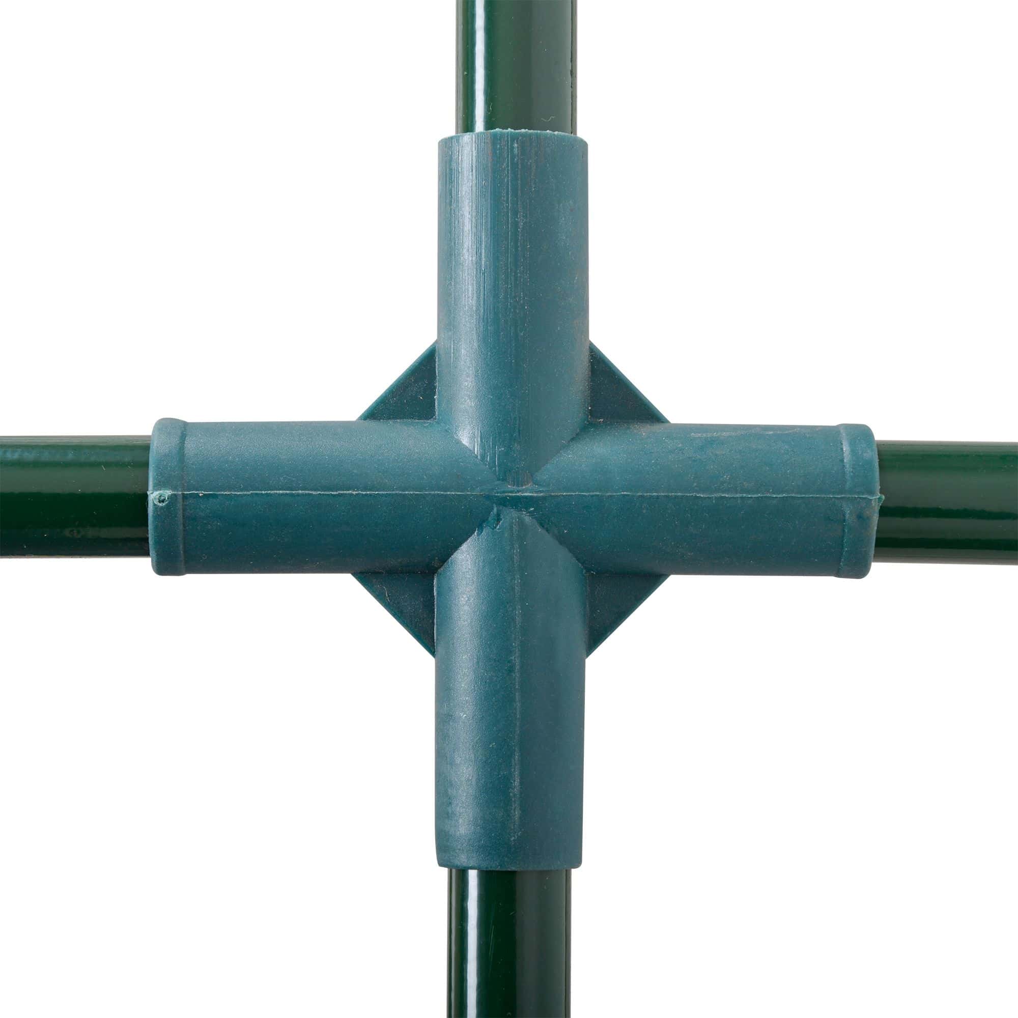 4goodz Foliekas tunnelkas met gaasvenster 300x80x45 cm - Groen