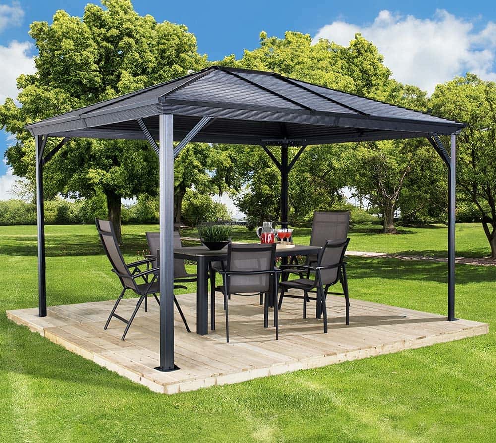 Sojag Aluminium paviljoen Ventura 1014 - 296x423x261 cm