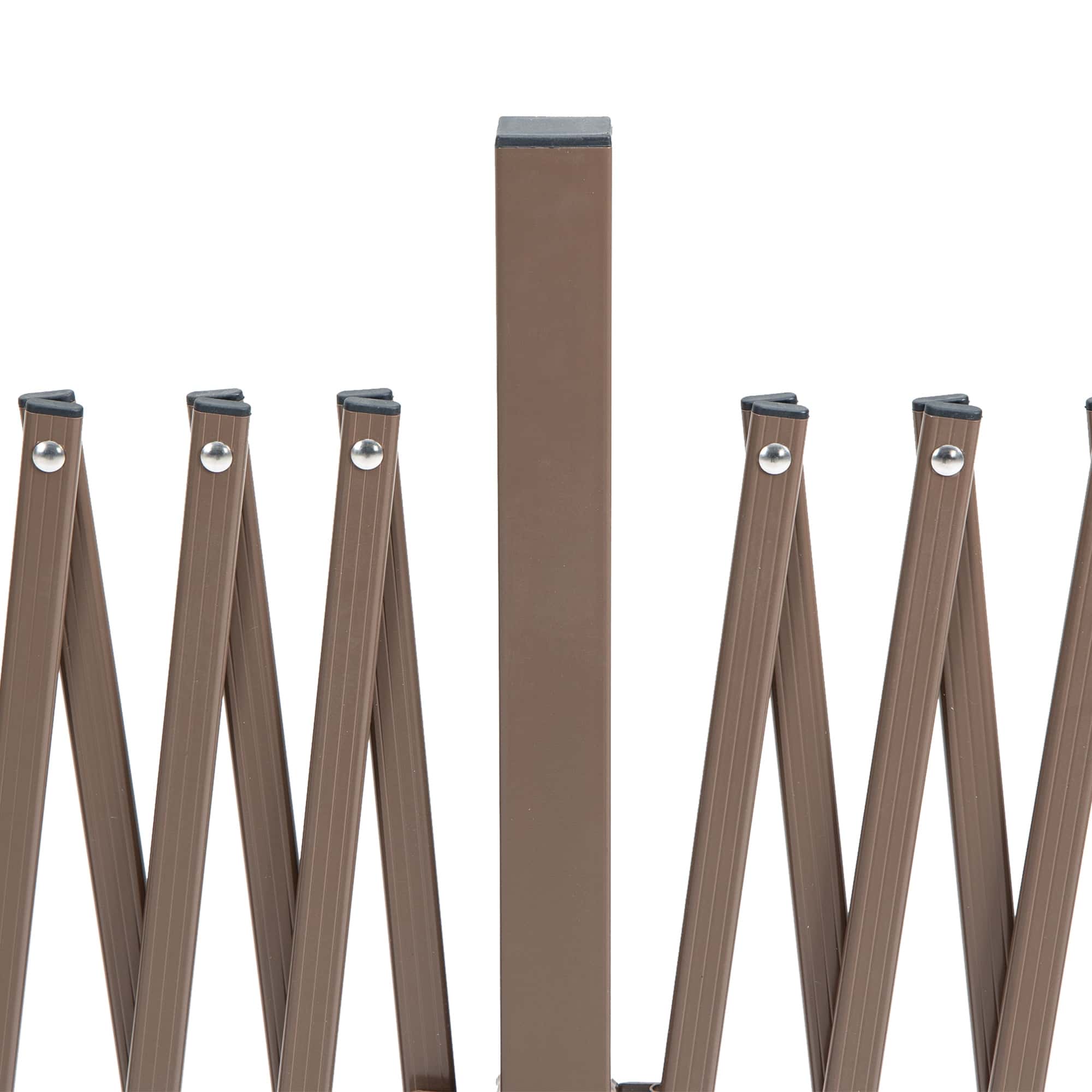 4goodz flexibel Hekwerk Uitrekbaar van 52 - 405 cm - aluminium
