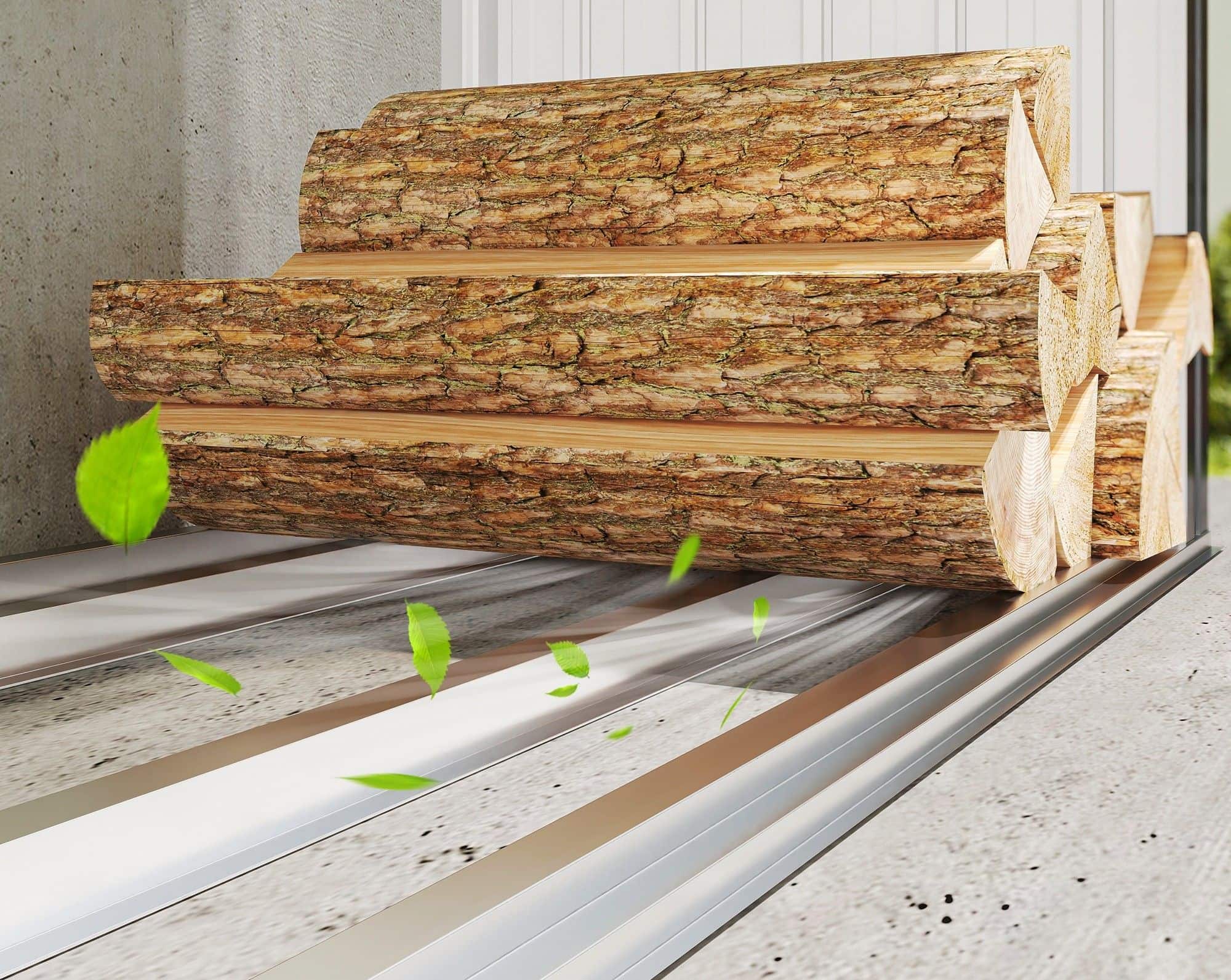 4goodz Houtopslag Gegalvaniseerd Staal met Schuin dak – 66x213x150 cm - Donkergrijs